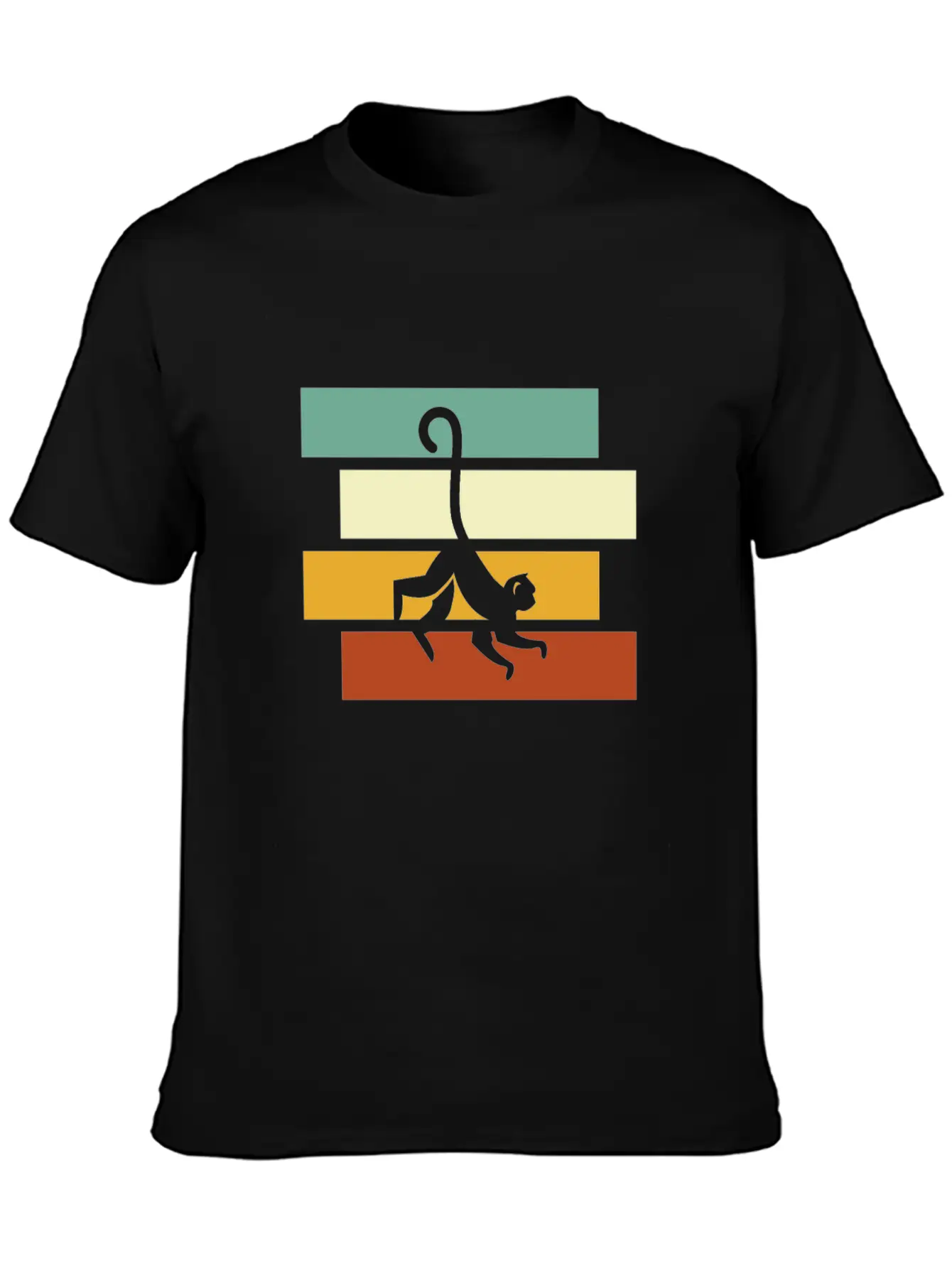 Monkey Retro Essential Cotton Tee For Daily Outfits – Unisex Style