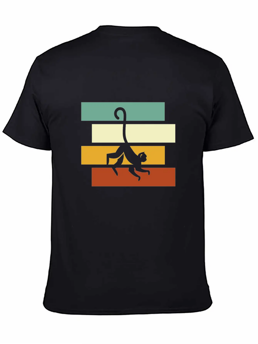 Monkey Retro Essential Cotton Tee For Daily Outfits – Unisex Style