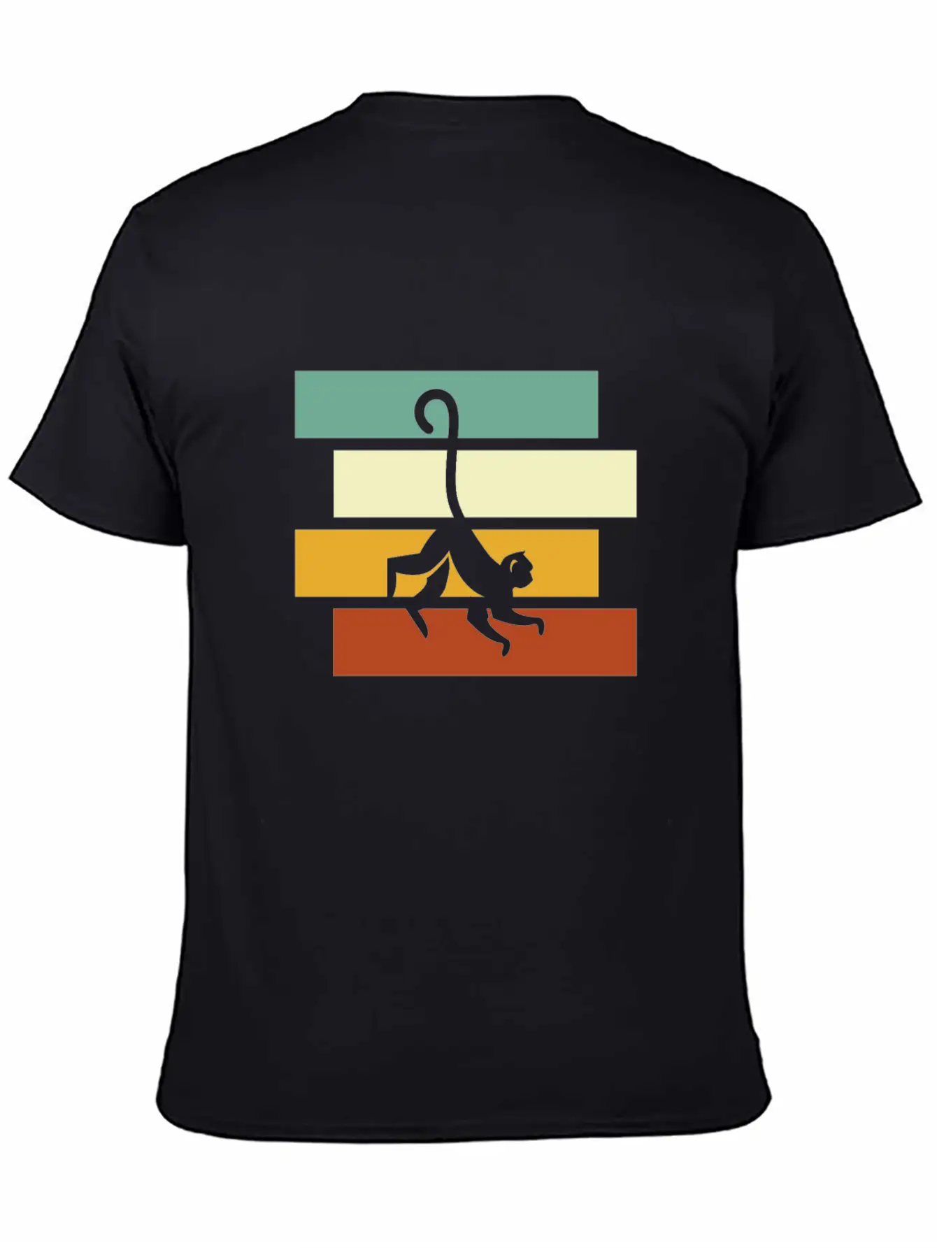 Monkey Retro Essential Cotton Tee For Daily Outfits – Unisex Style