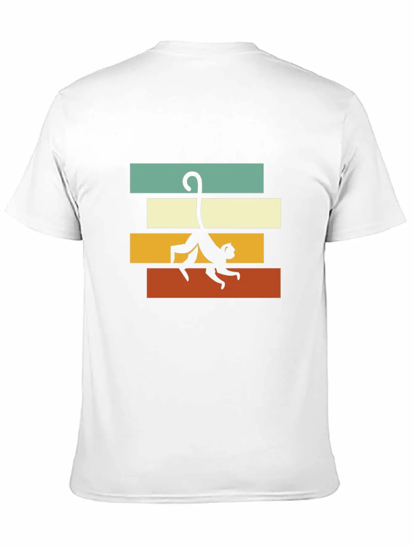 Monkey Retro Essential Cotton Tee For Daily Outfits – Unisex Style