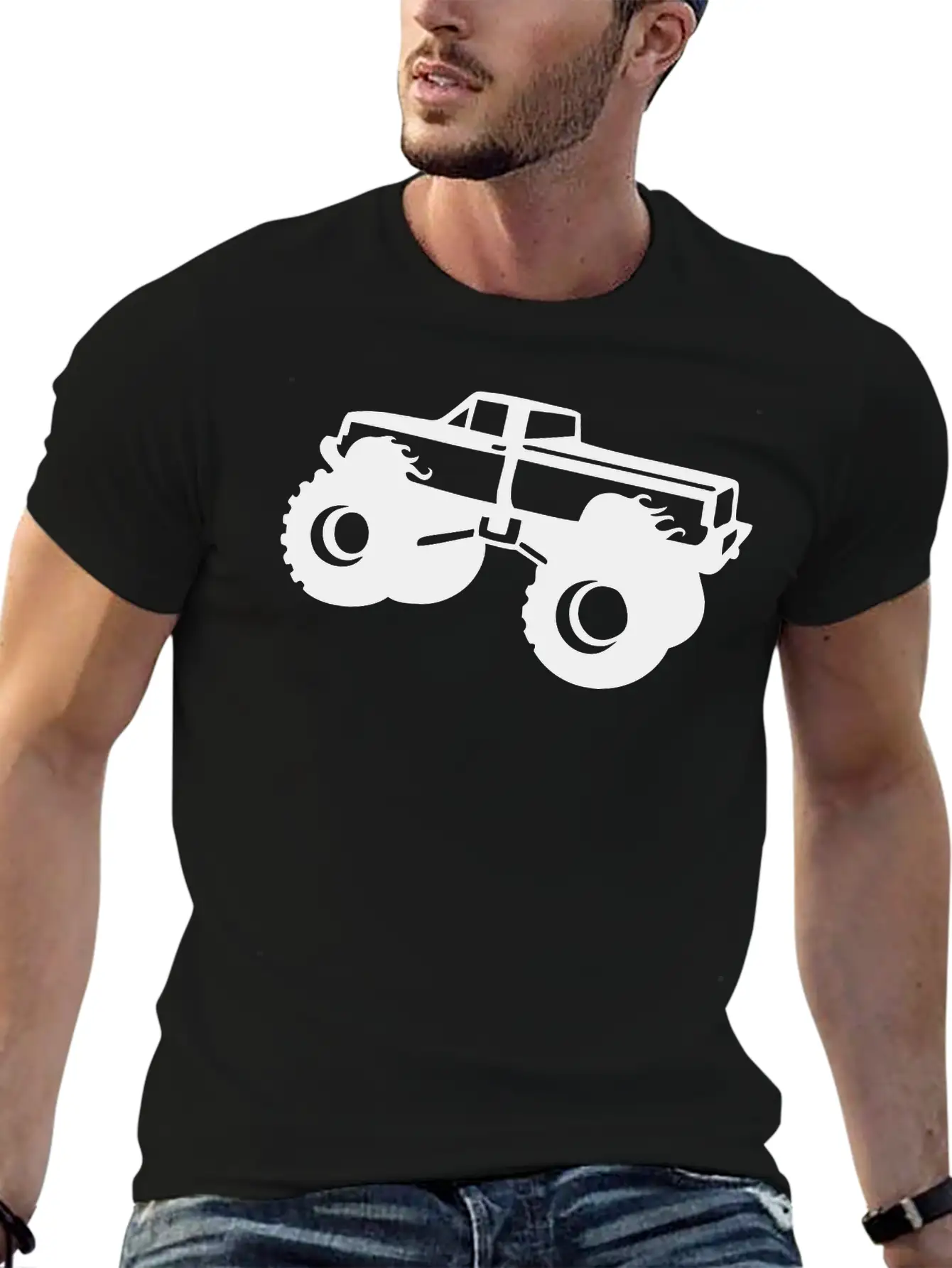 Monster_truck BIG FOOT Unisex Casual T-Shirt – Clean Design For Daily Comfort