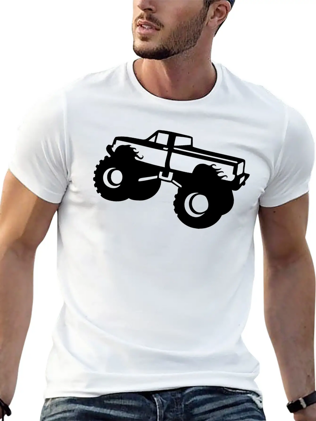 Monster_truck BIG FOOT Unisex Casual T-Shirt – Clean Design For Daily Comfort