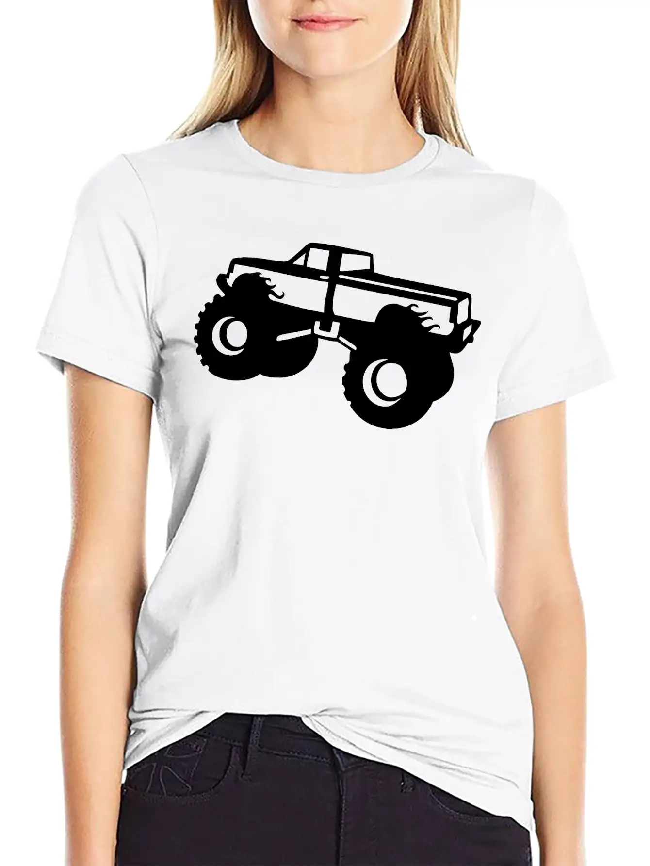 Monster_truck BIG FOOT Unisex Casual T-Shirt – Clean Design For Daily Comfort