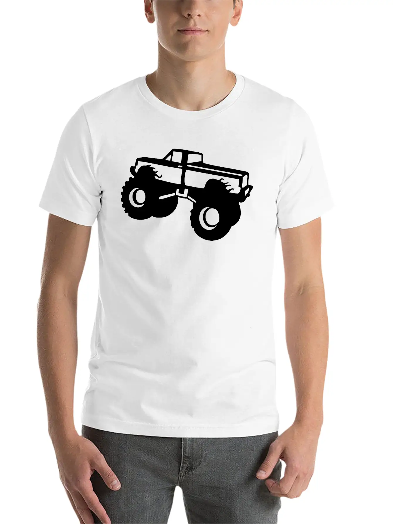 Monster_truck BIG FOOT Unisex Casual T-Shirt – Clean Design For Daily Comfort
