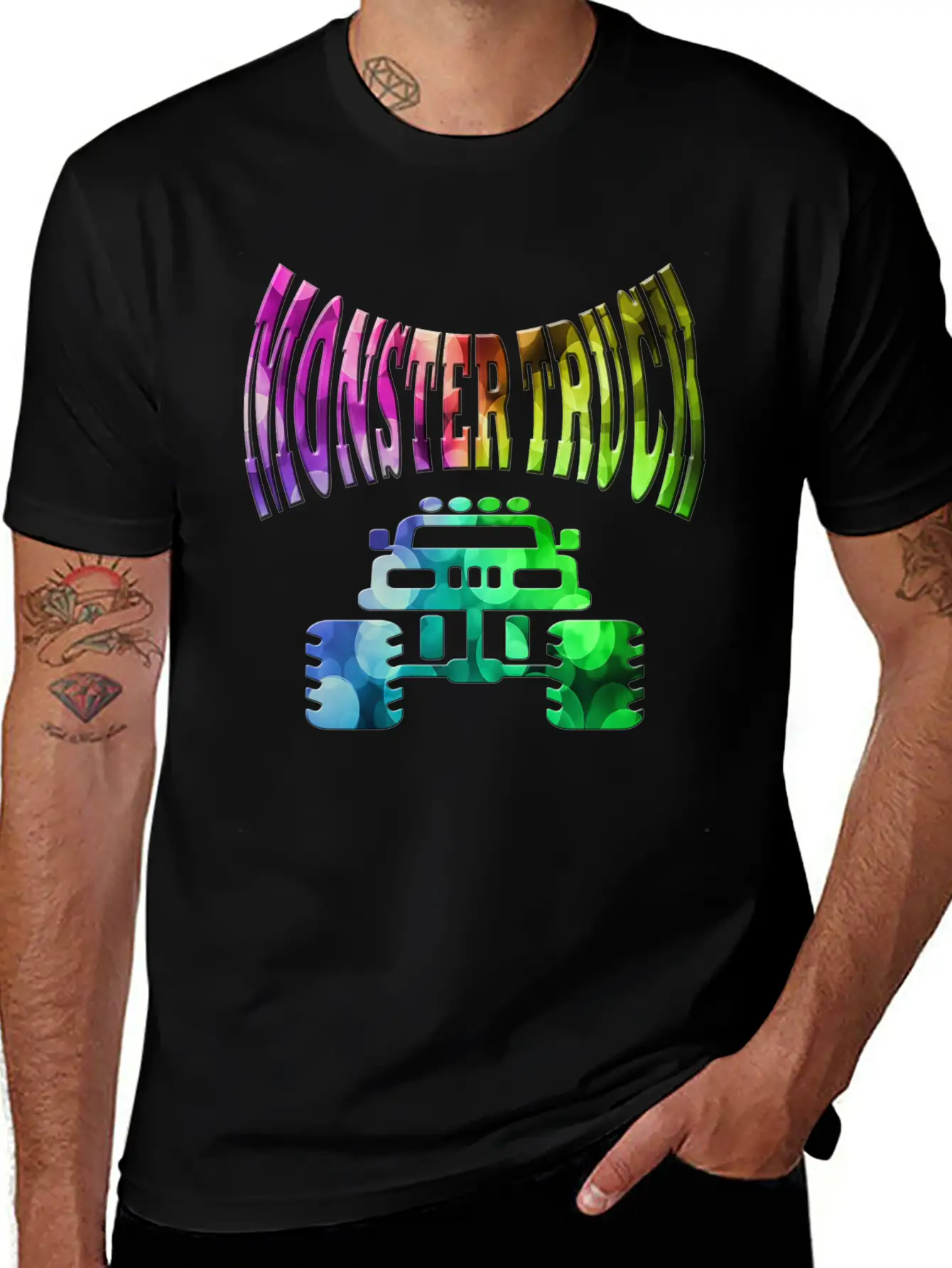 Monster Truck Breathable Soft Cotton T-Shirt – Timeless Casual Look
