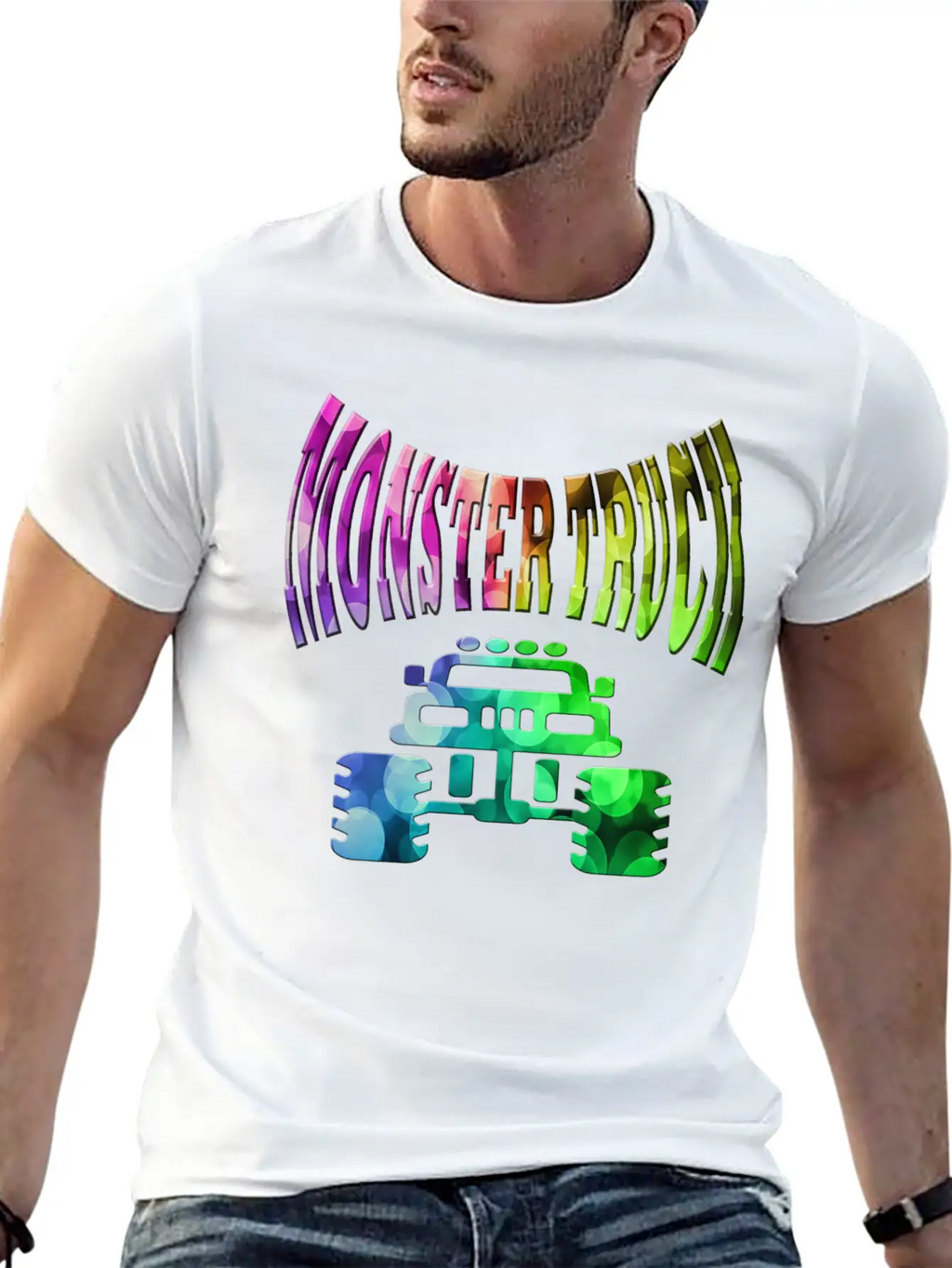 Monster Truck Breathable Soft Cotton T-Shirt – Timeless Casual Look