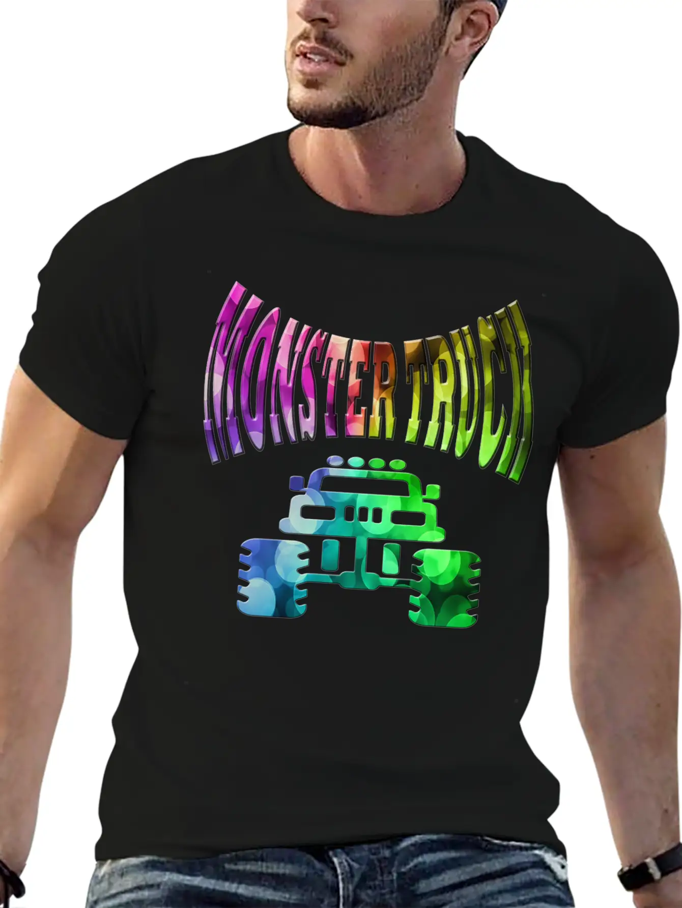 Monster Truck Breathable Soft Cotton T-Shirt – Timeless Casual Look
