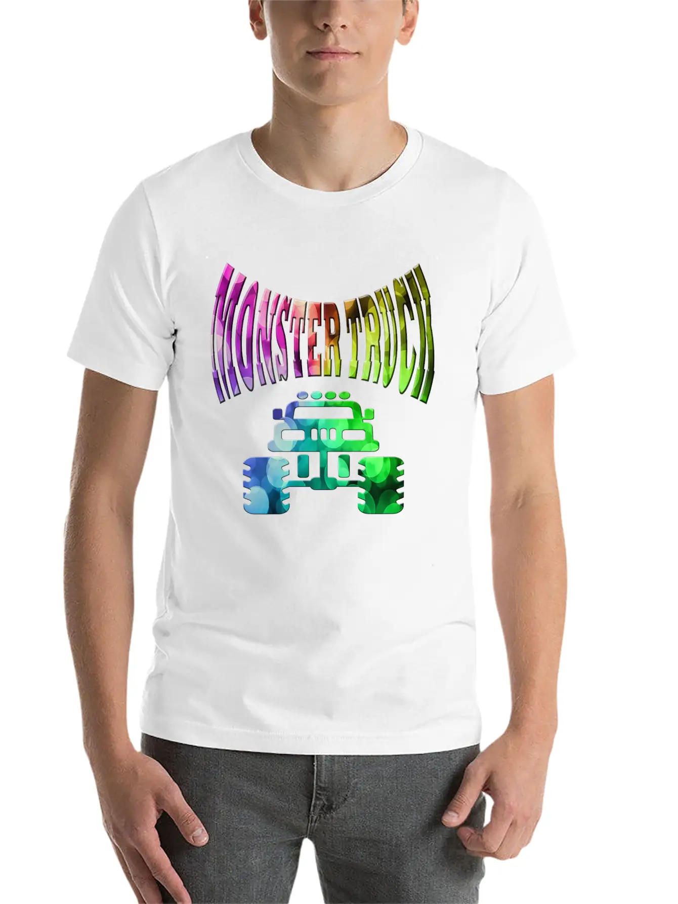 Monster Truck Breathable Soft Cotton T-Shirt – Timeless Casual Look