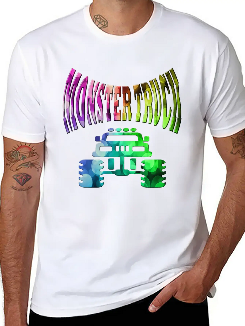 Monster Truck Breathable Soft Cotton T-Shirt – Timeless Casual Look