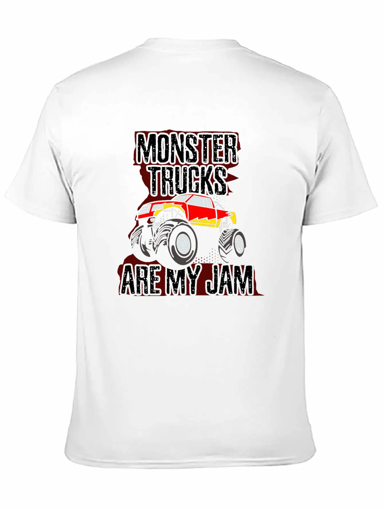 Monster Trucks Are My Jam Car Big Wheels Gift Idea Stylish Everyday T-Shirt – Unisex Basic Cotton Tee