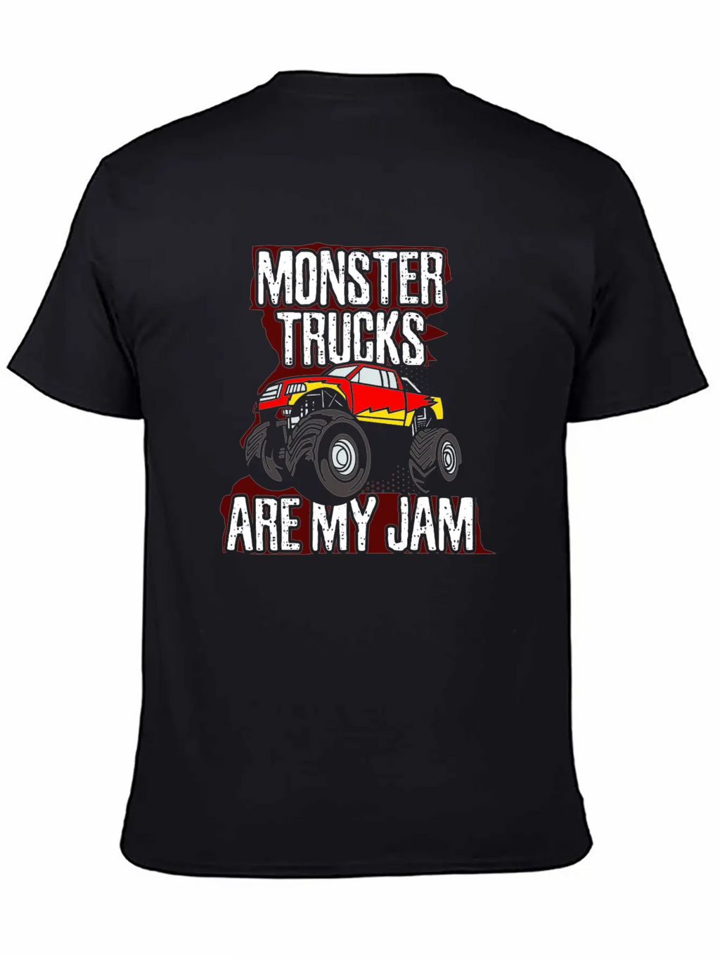 Monster Trucks Are My Jam Car Big Wheels Gift Idea Stylish Everyday T-Shirt – Unisex Basic Cotton Tee