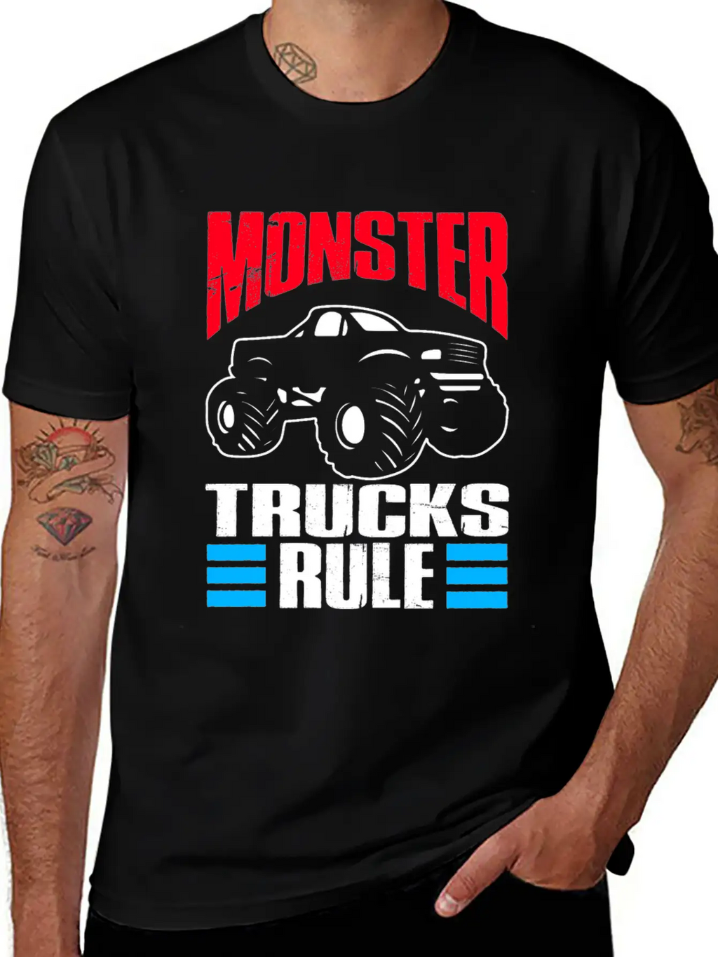 Monster Trucks Gift | Big Trucks Unisex Casual T-Shirt – Clean Design For Daily Comfort