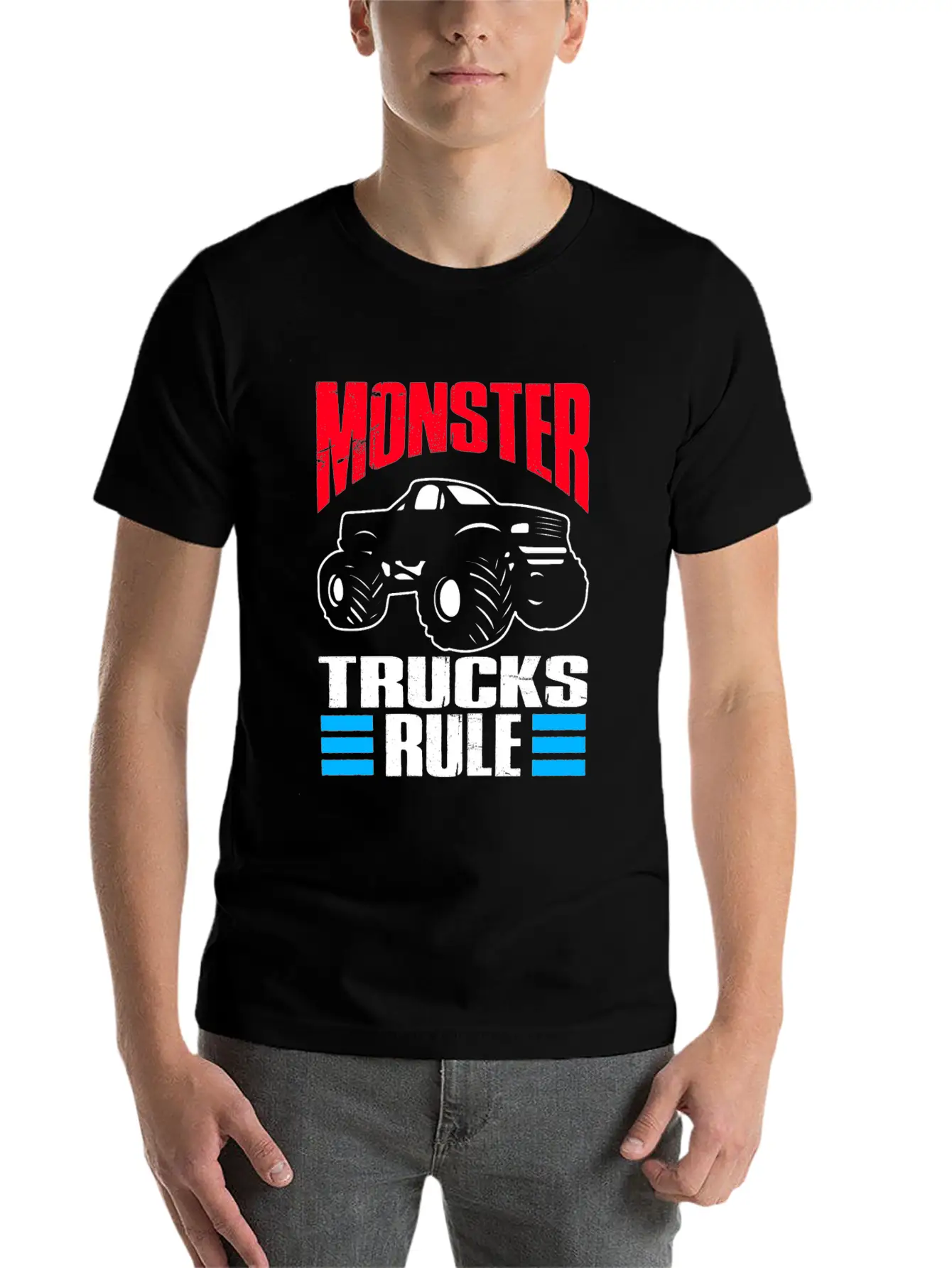 Monster Trucks Gift | Big Trucks Unisex Casual T-Shirt – Clean Design For Daily Comfort