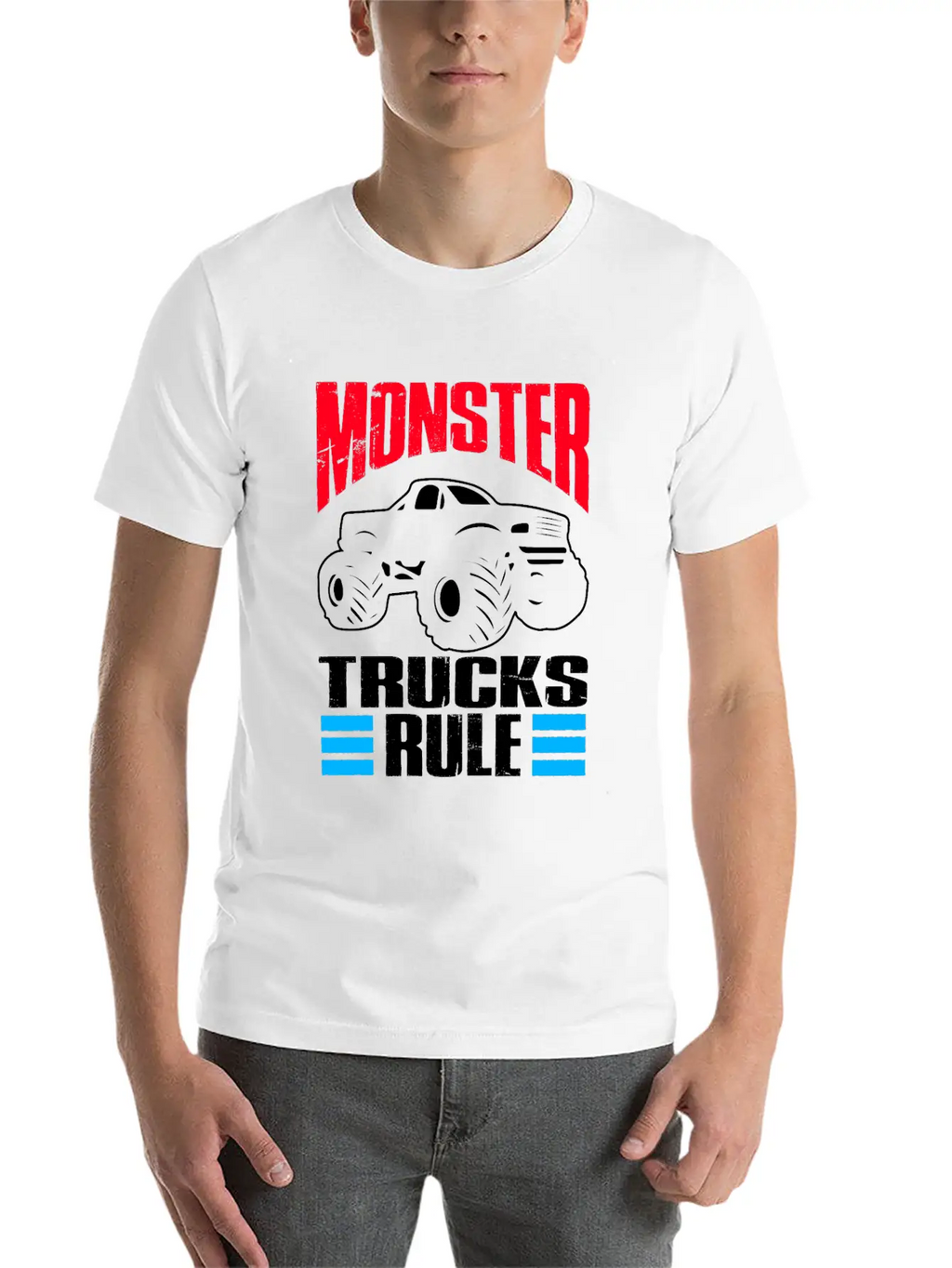 Monster Trucks Gift | Big Trucks Unisex Casual T-Shirt – Clean Design For Daily Comfort