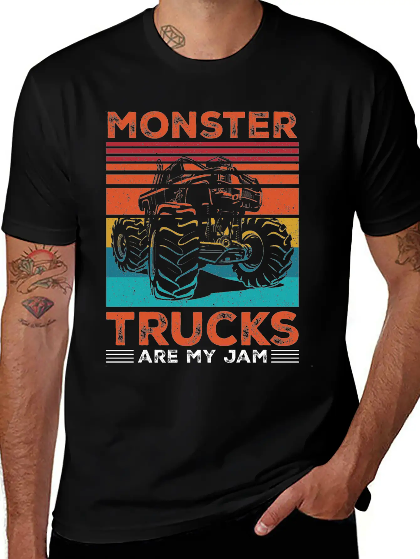 Monster Trucks Shirt Casual Graphic T-Shirt – Simple And Comfortable Daily Wear