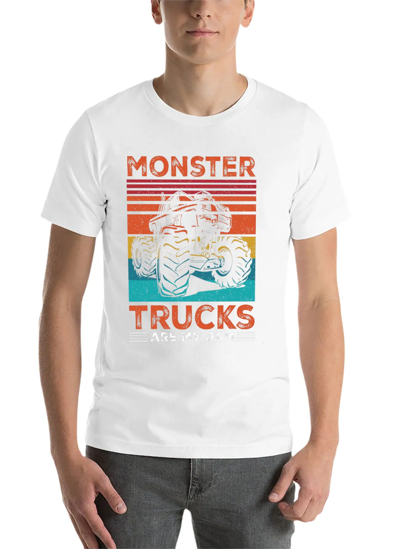 Monster Trucks Shirt Casual Graphic T-Shirt – Simple And Comfortable Daily Wear