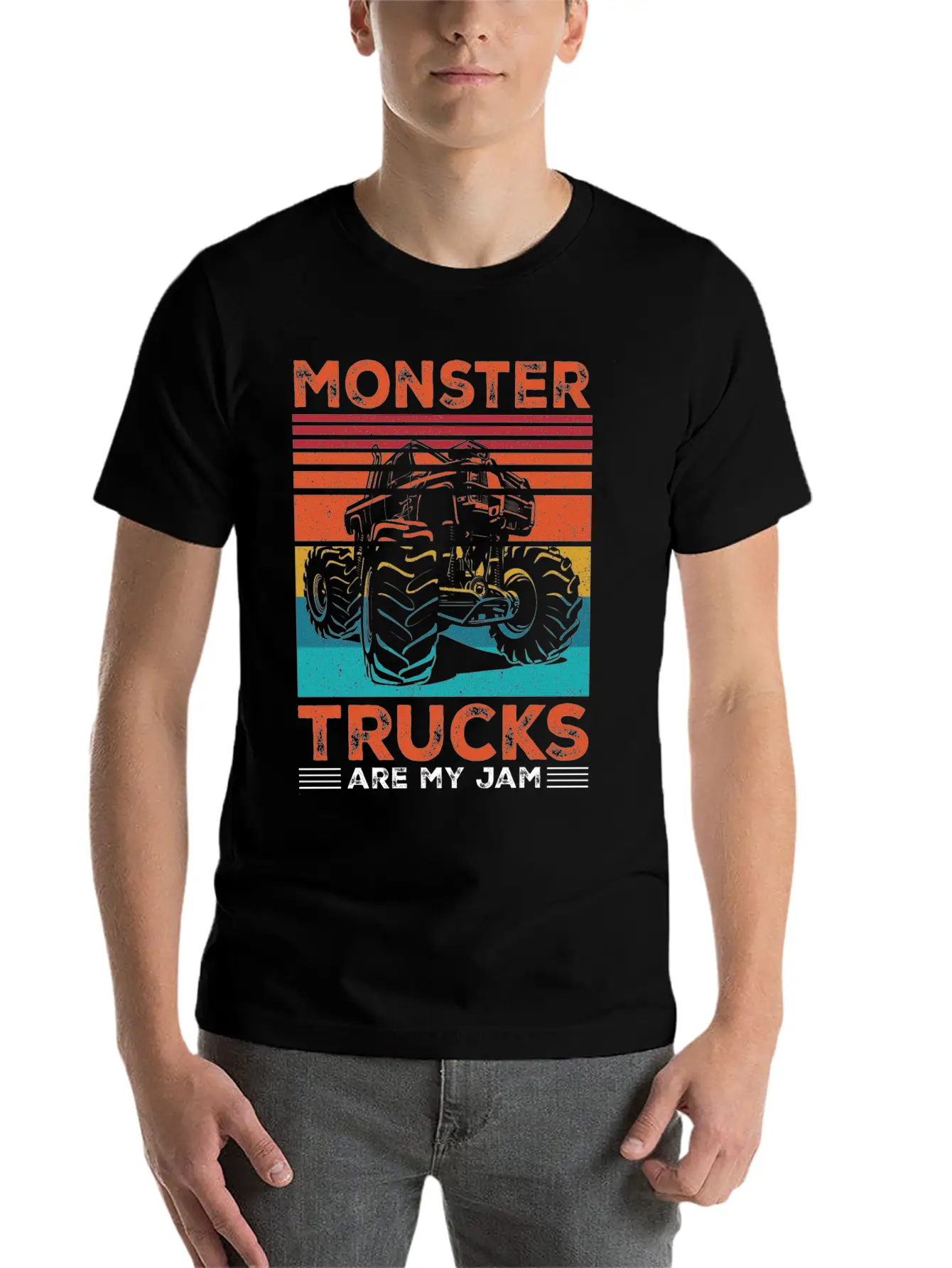 Monster Trucks Shirt Casual Graphic T-Shirt – Simple And Comfortable Daily Wear