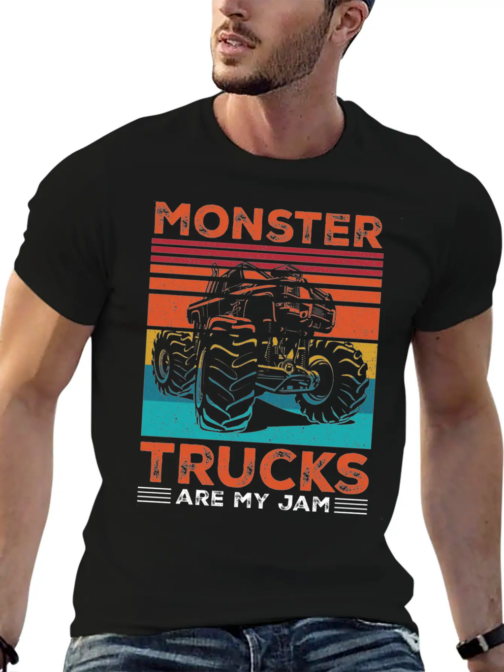 Monster Trucks Shirt Casual Graphic T-Shirt – Simple And Comfortable Daily Wear