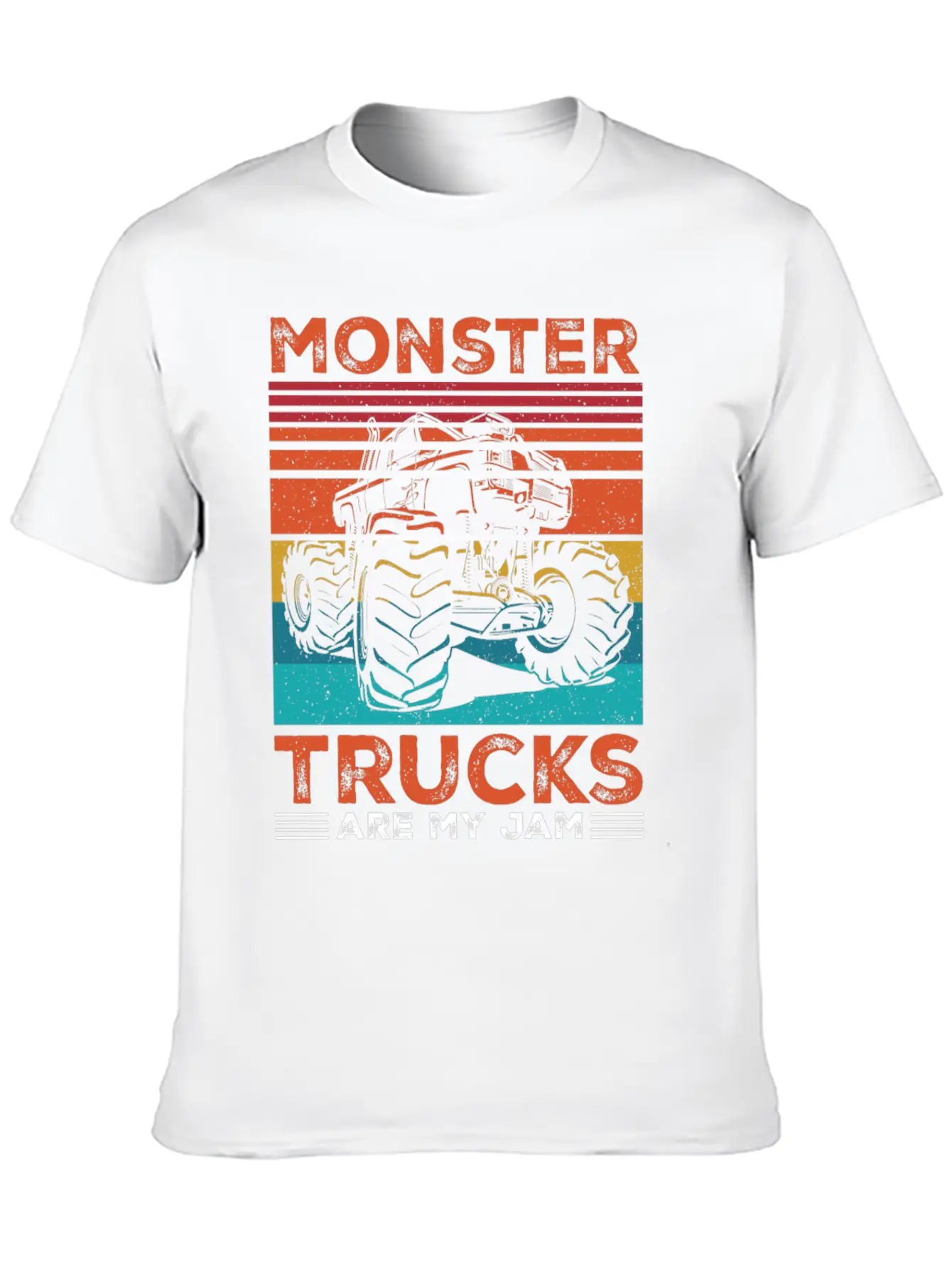 Monster Trucks Shirt Casual Graphic T-Shirt – Simple And Comfortable Daily Wear