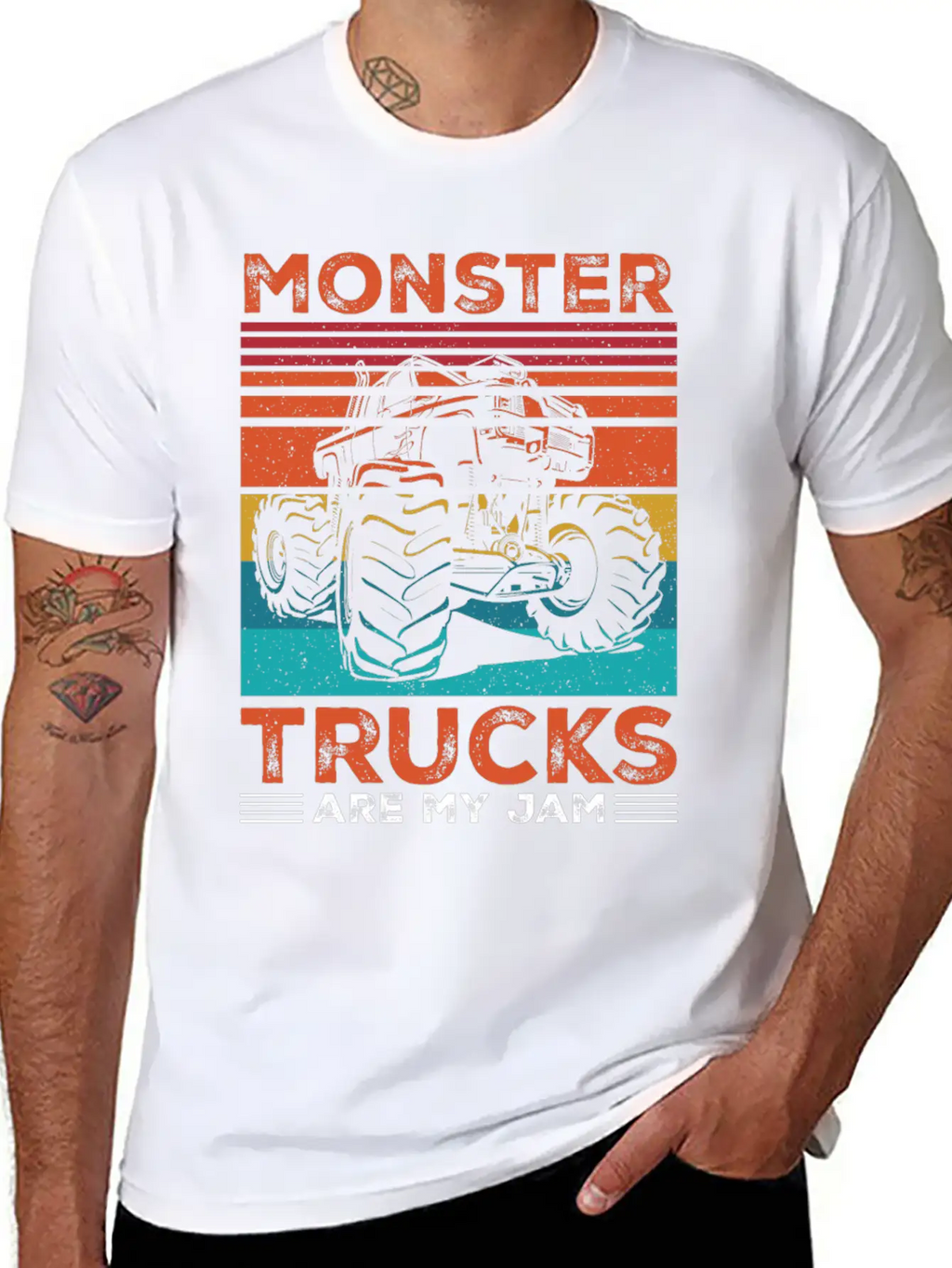Monster Trucks Shirt Casual Graphic T-Shirt – Simple And Comfortable Daily Wear