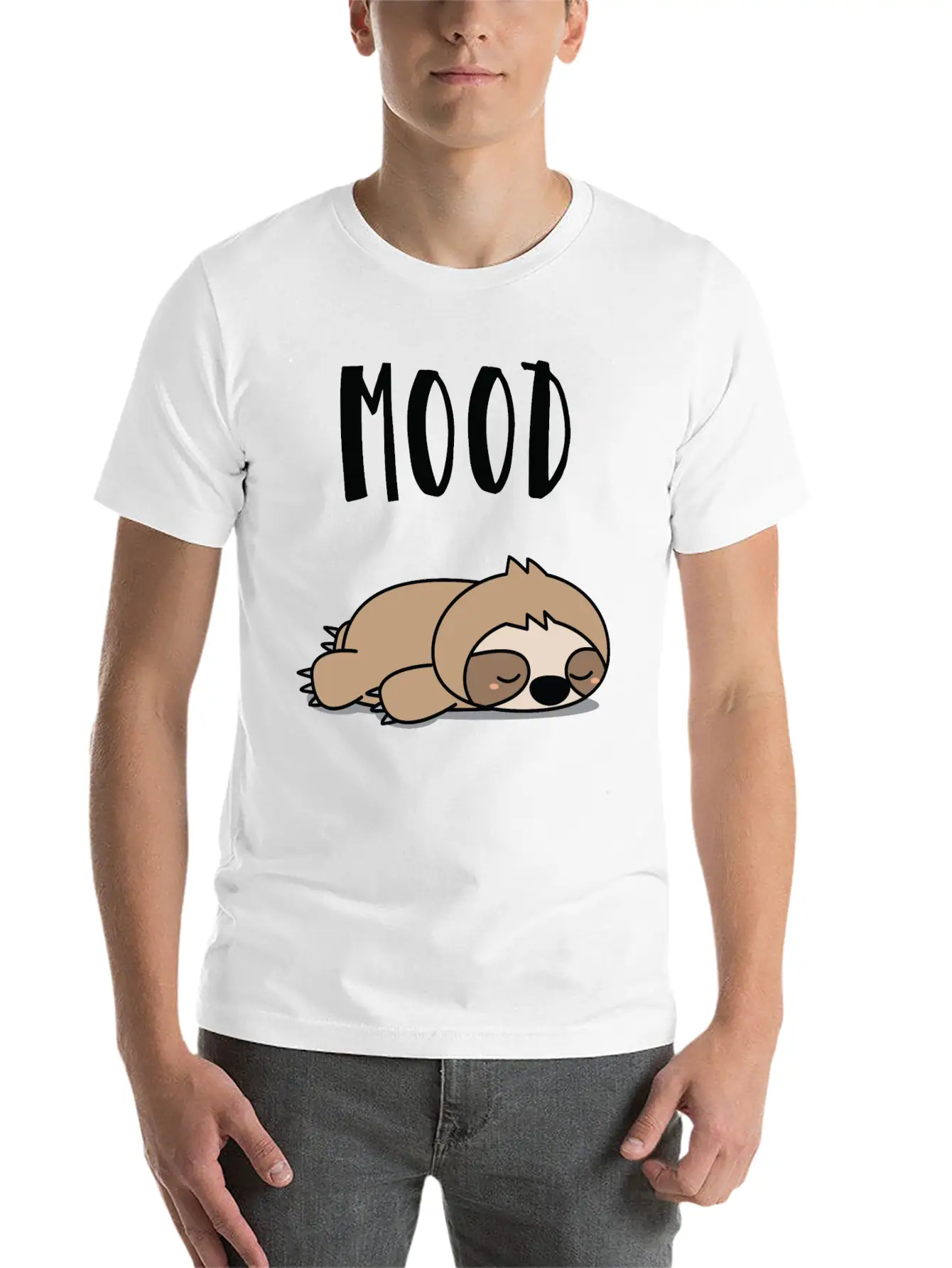 Mood Breathable Soft Cotton T-Shirt – Timeless Casual Look