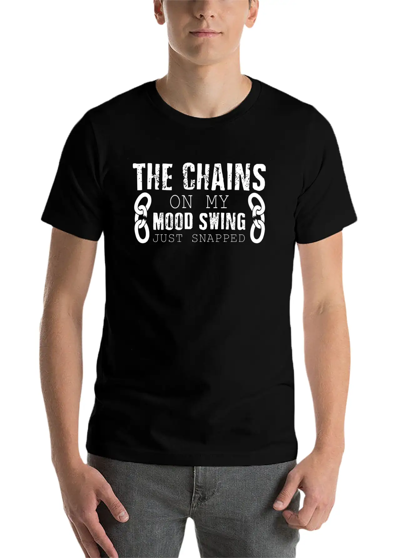 Mood Swings Casual Graphic T-Shirt – Simple And Comfortable Daily Wear