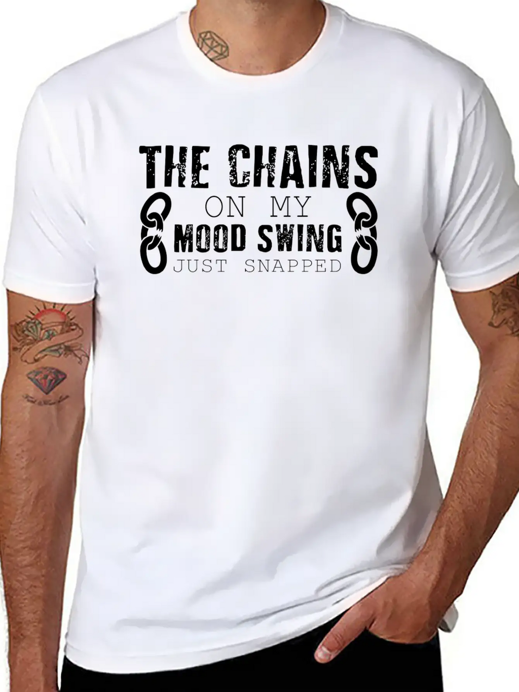 Mood Swings Casual Graphic T-Shirt – Simple And Comfortable Daily Wear