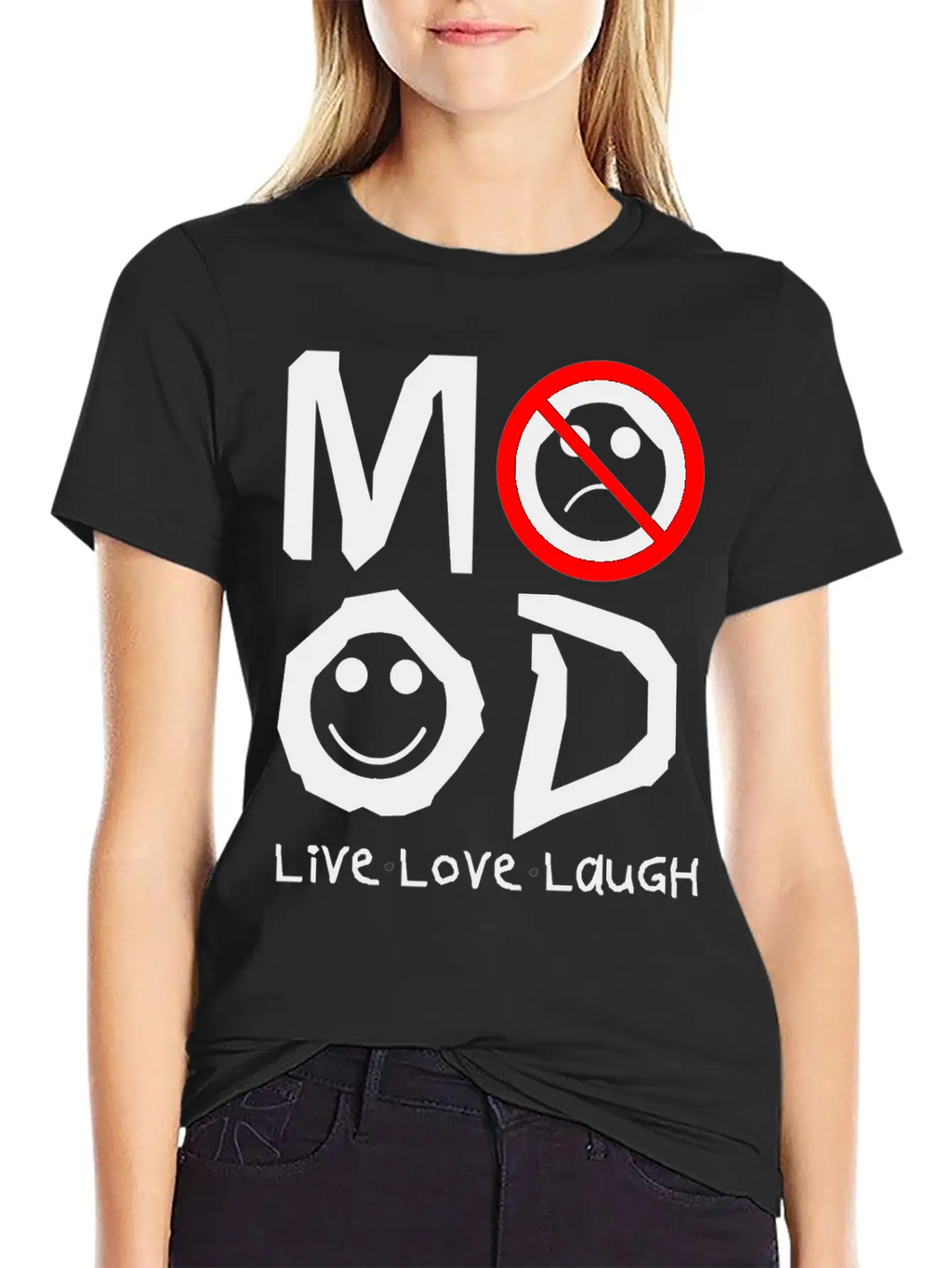 MOOD Unisex Short Sleeve Soft Cotton T-Shirt – Casual Everyday Wear