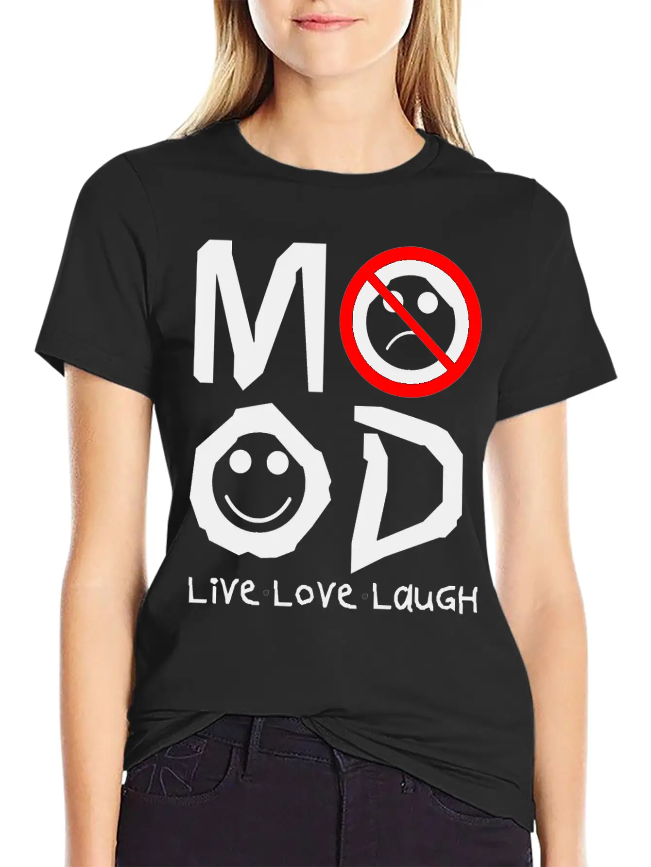MOOD Unisex Short Sleeve Soft Cotton T-Shirt – Casual Everyday Wear