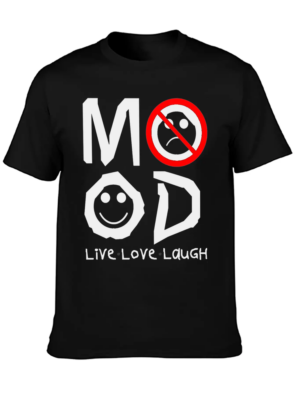 MOOD Unisex Short Sleeve Soft Cotton T-Shirt – Casual Everyday Wear