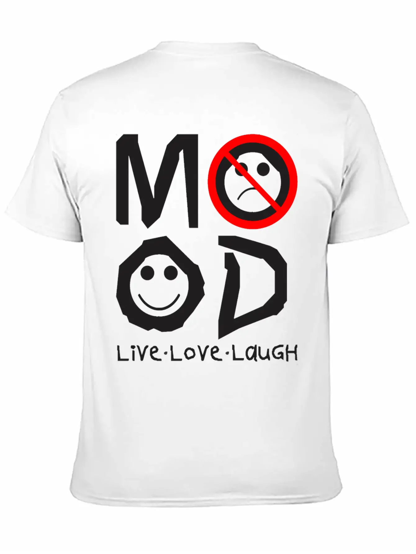 MOOD Unisex Short Sleeve Soft Cotton T-Shirt – Casual Everyday Wear