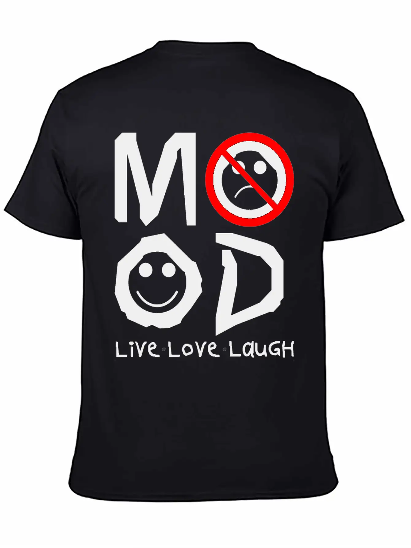 MOOD Unisex Short Sleeve Soft Cotton T-Shirt – Casual Everyday Wear