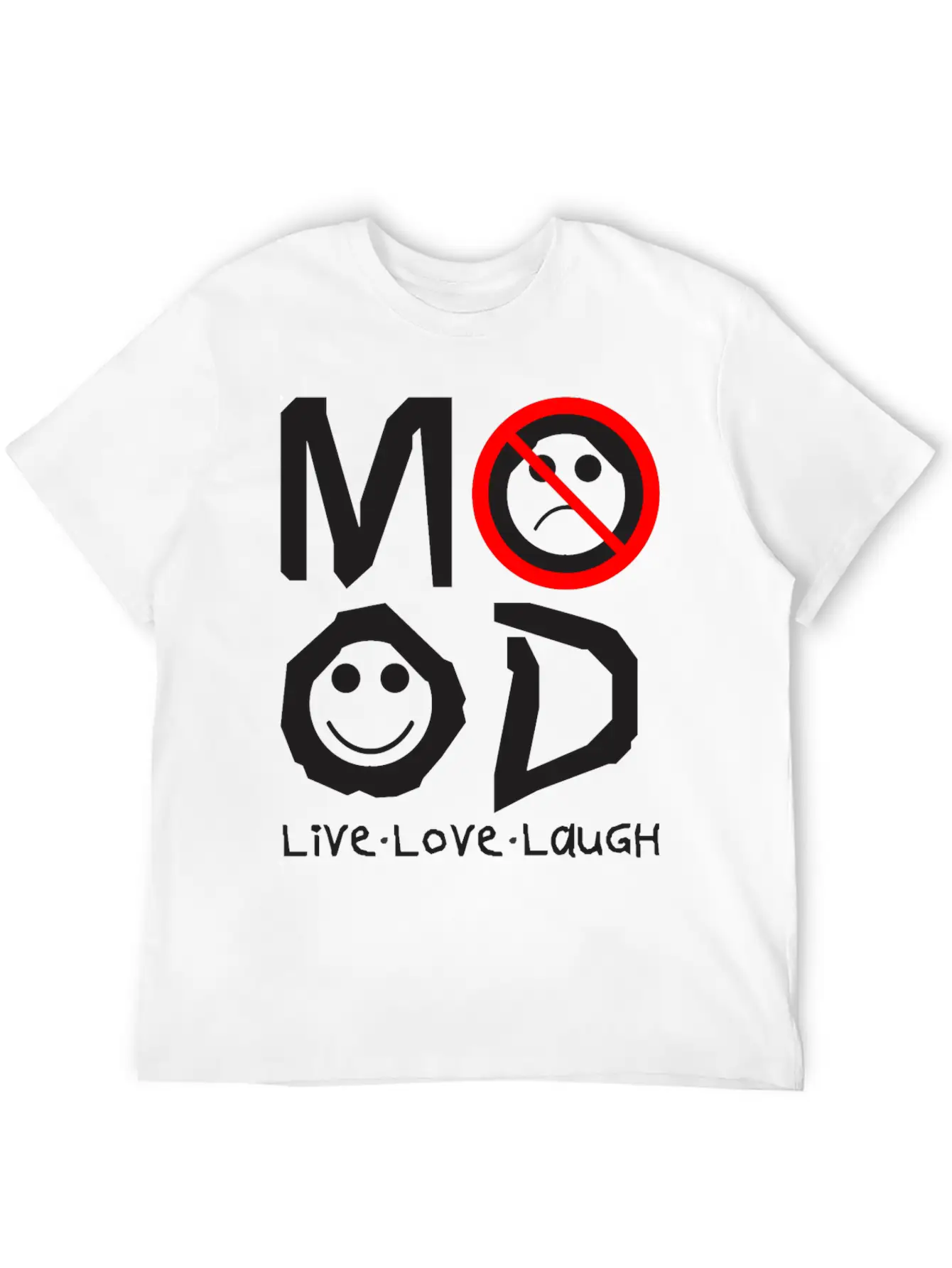 MOOD Unisex Short Sleeve Soft Cotton T-Shirt – Casual Everyday Wear
