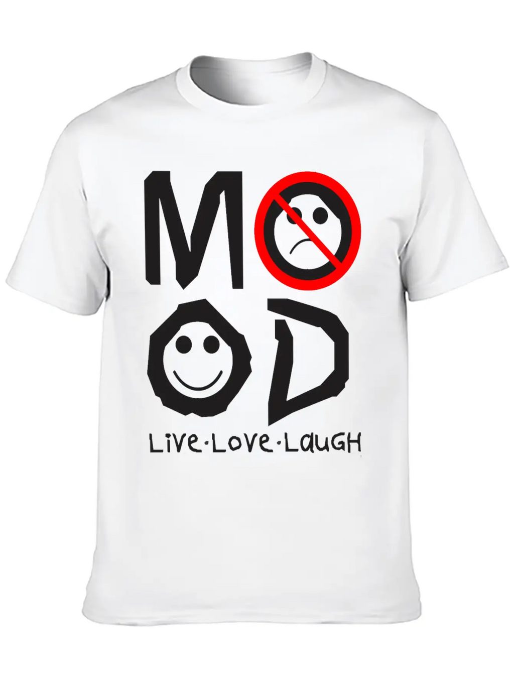 MOOD Unisex Short Sleeve Soft Cotton T-Shirt – Casual Everyday Wear