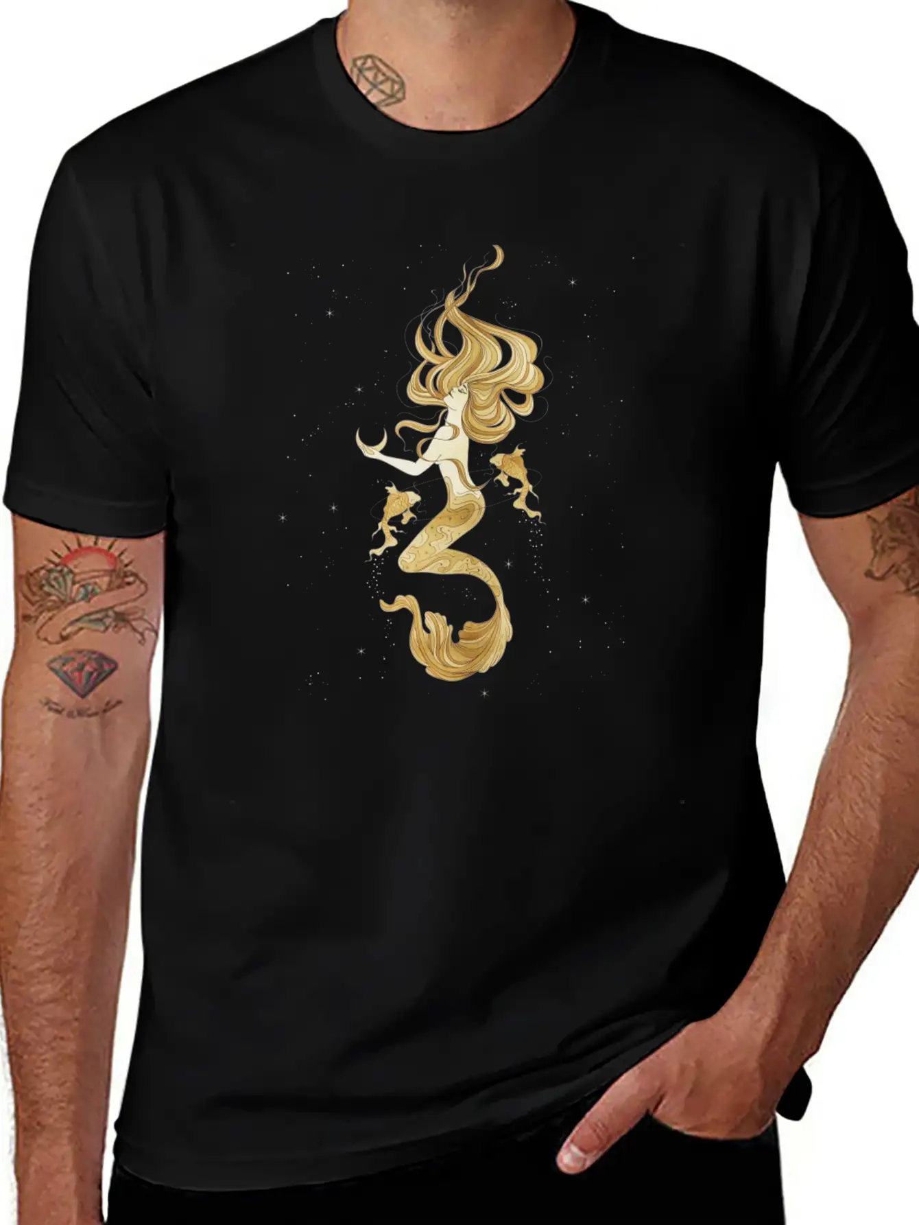 Moon Art Unisex Casual T-Shirt – Clean Design For Daily Comfort