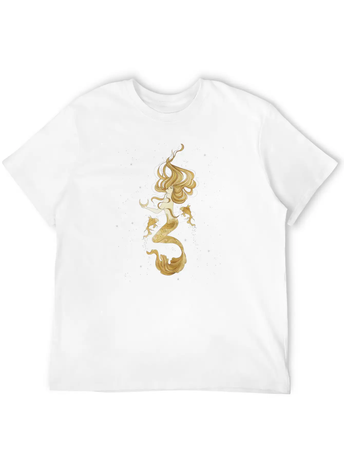 Moon Art Unisex Casual T-Shirt – Clean Design For Daily Comfort