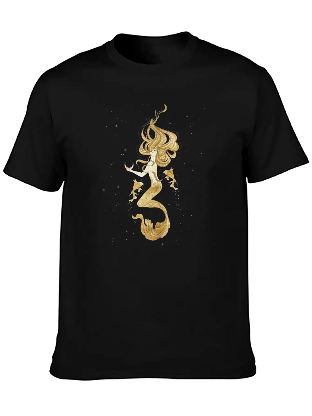 Moon Art Unisex Short Sleeve Soft Cotton T-Shirt – Casual Everyday Wear