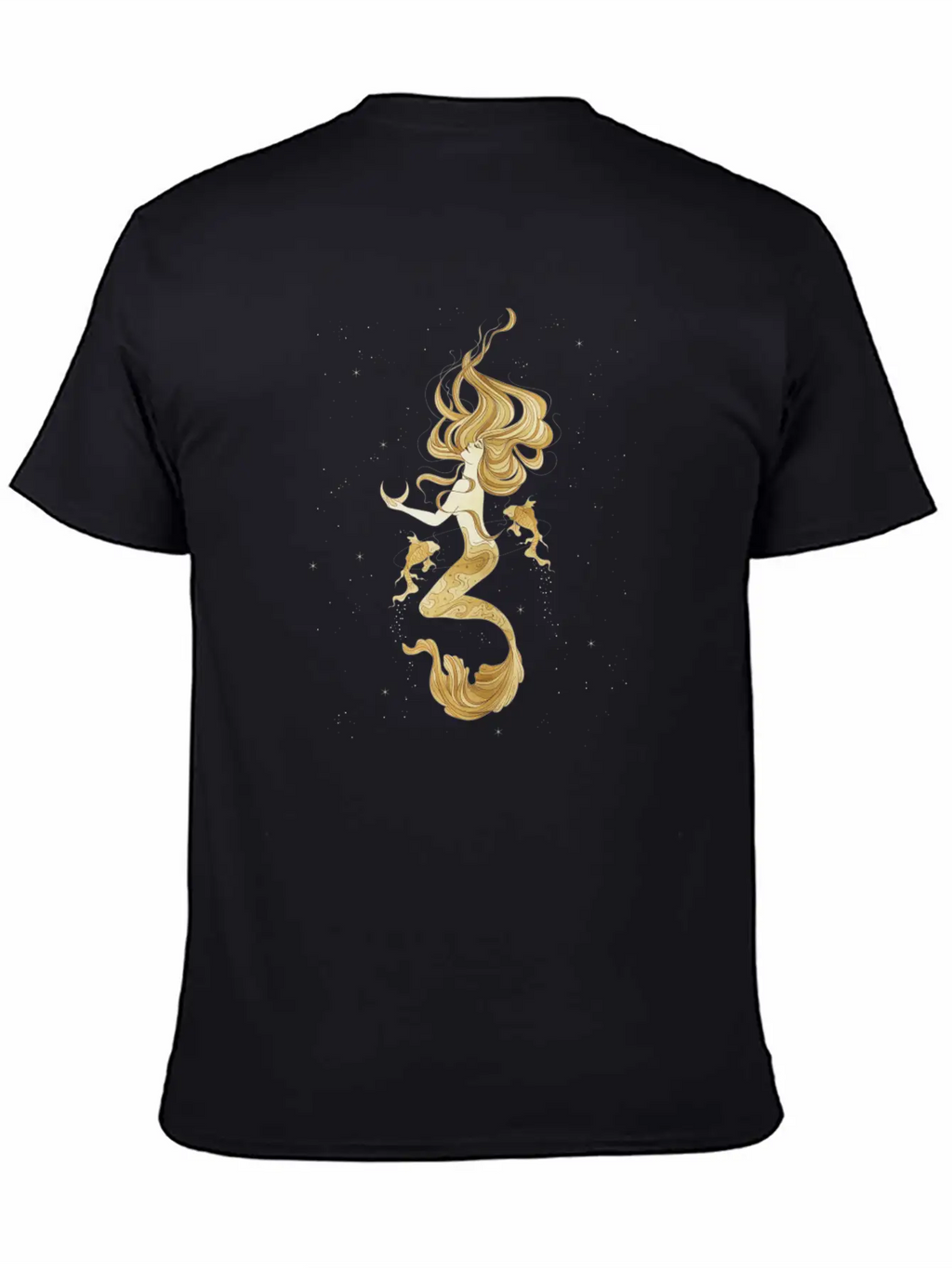 Moon Art Unisex Short Sleeve Soft Cotton T-Shirt – Casual Everyday Wear