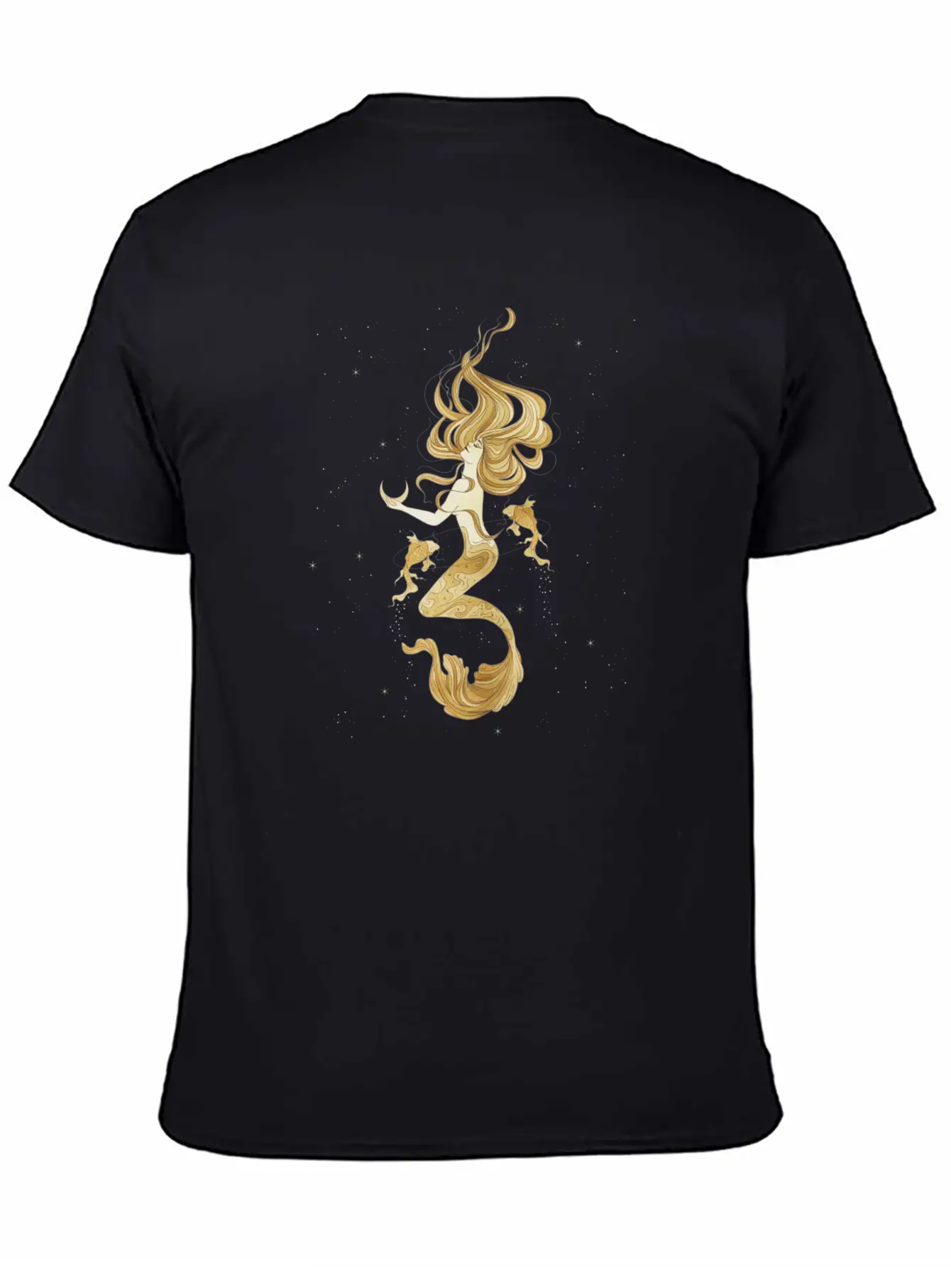 Moon Art Unisex Short Sleeve Soft Cotton T-Shirt – Casual Everyday Wear