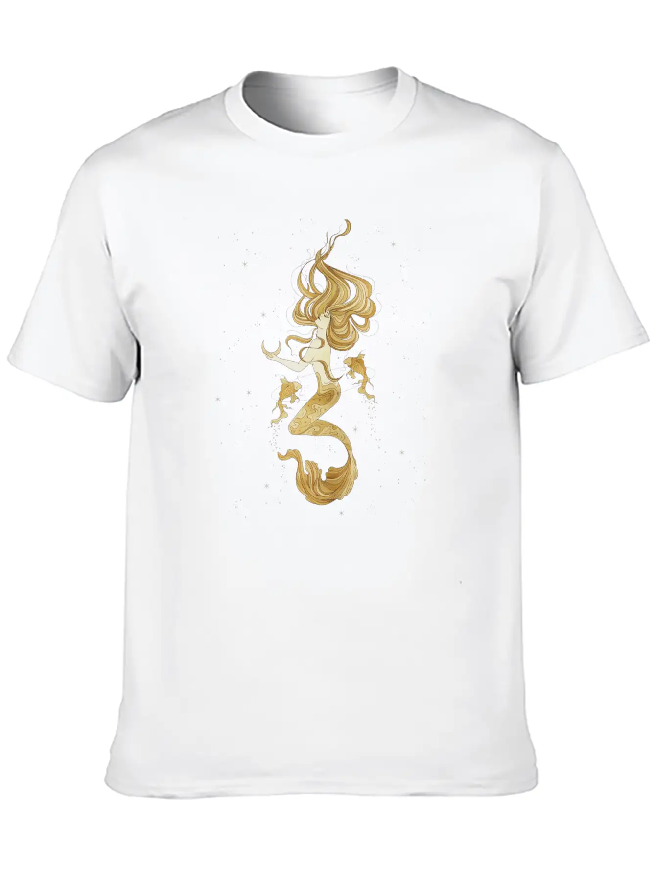 Moon Art Unisex Short Sleeve Soft Cotton T-Shirt – Casual Everyday Wear