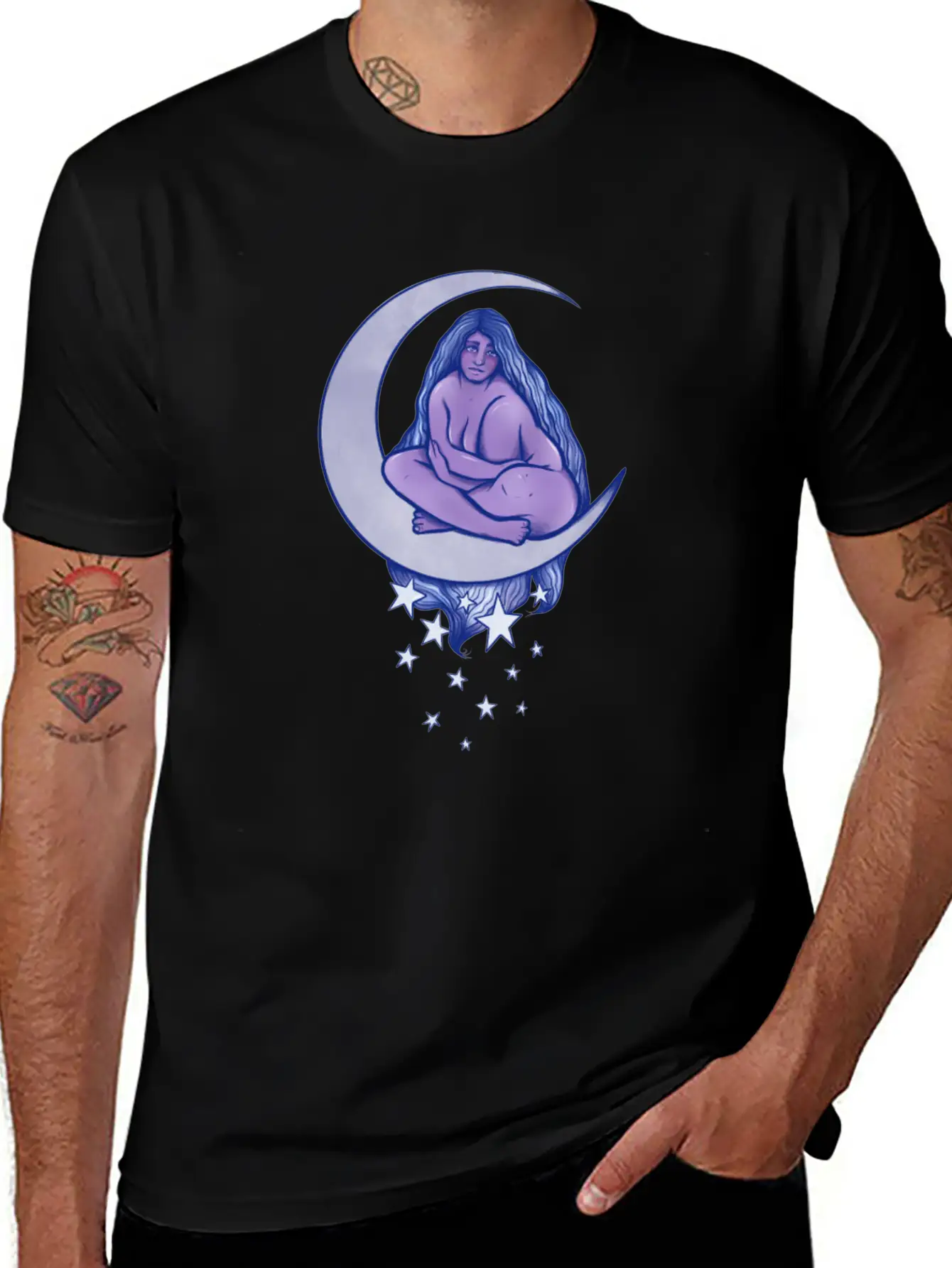 Moon Child Unisex Casual T-Shirt – Clean Design For Daily Comfort
