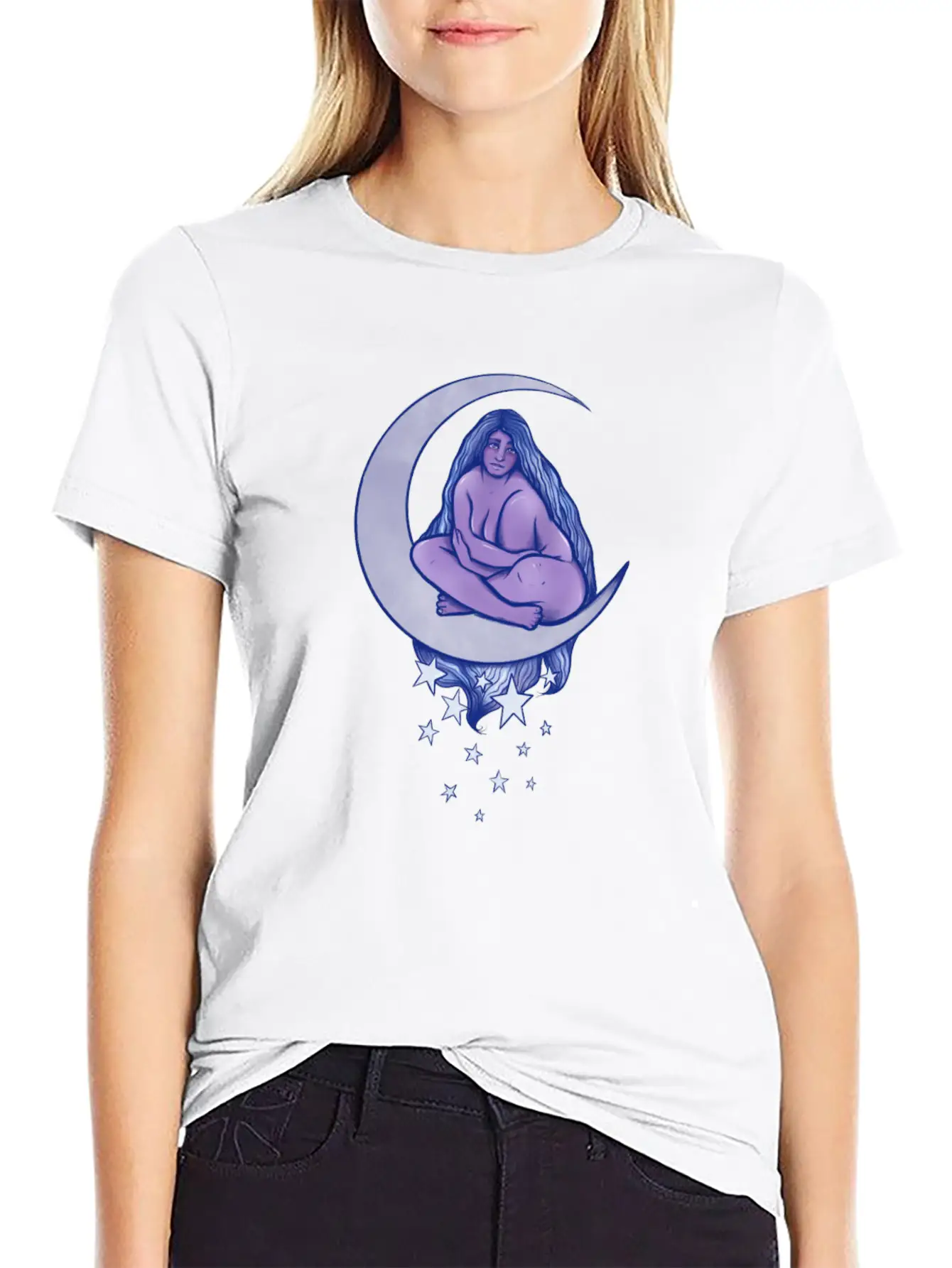 Moon Child Unisex Casual T-Shirt – Clean Design For Daily Comfort