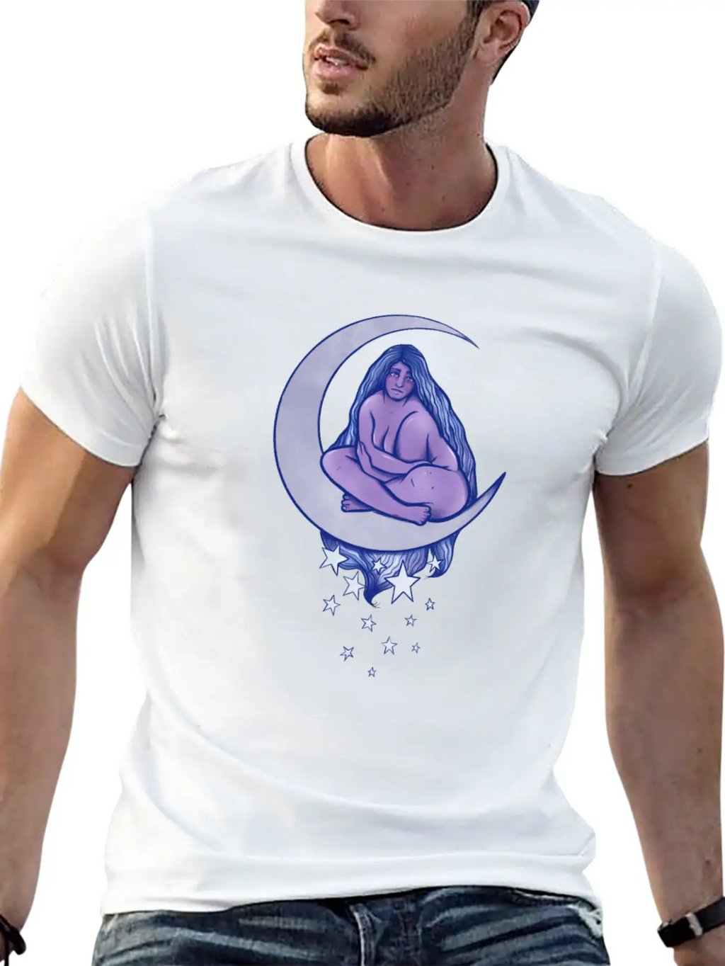 Moon Child Unisex Casual T-Shirt – Clean Design For Daily Comfort