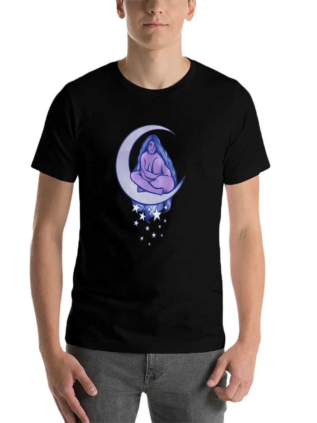 Moon Child Unisex Casual T-Shirt – Clean Design For Daily Comfort