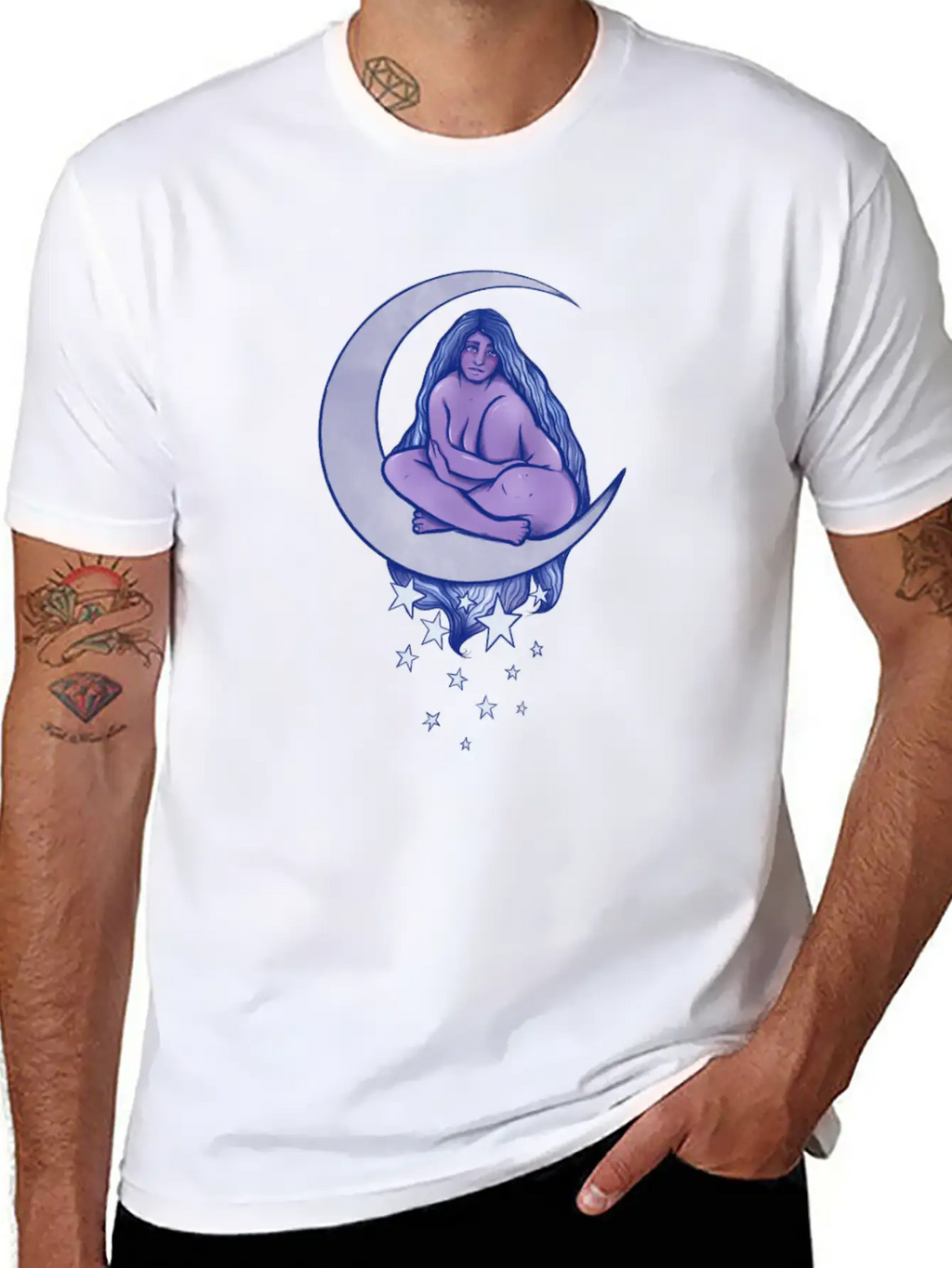 Moon Child Unisex Casual T-Shirt – Clean Design For Daily Comfort