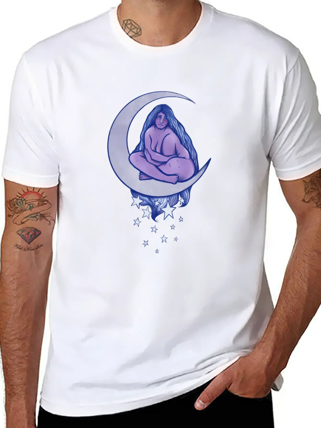 Moon Child Unisex Casual T-Shirt – Clean Design For Daily Comfort