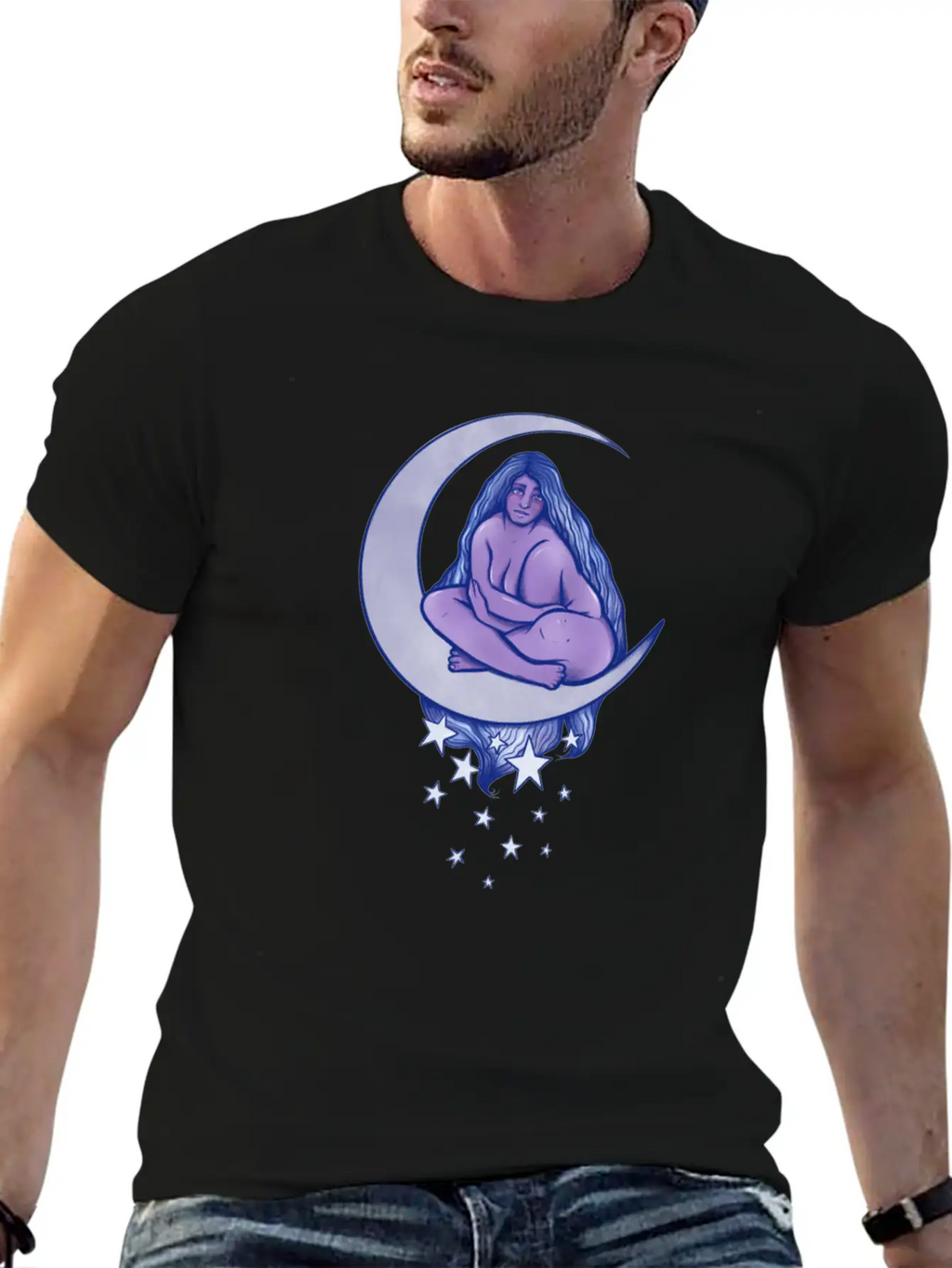 Moon Child Unisex Casual T-Shirt – Clean Design For Daily Comfort