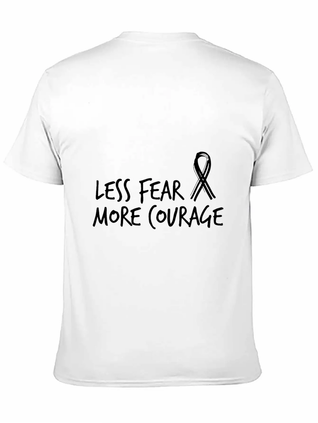 More Courage Cancer Essential Cotton Tee For Daily Outfits – Unisex Style