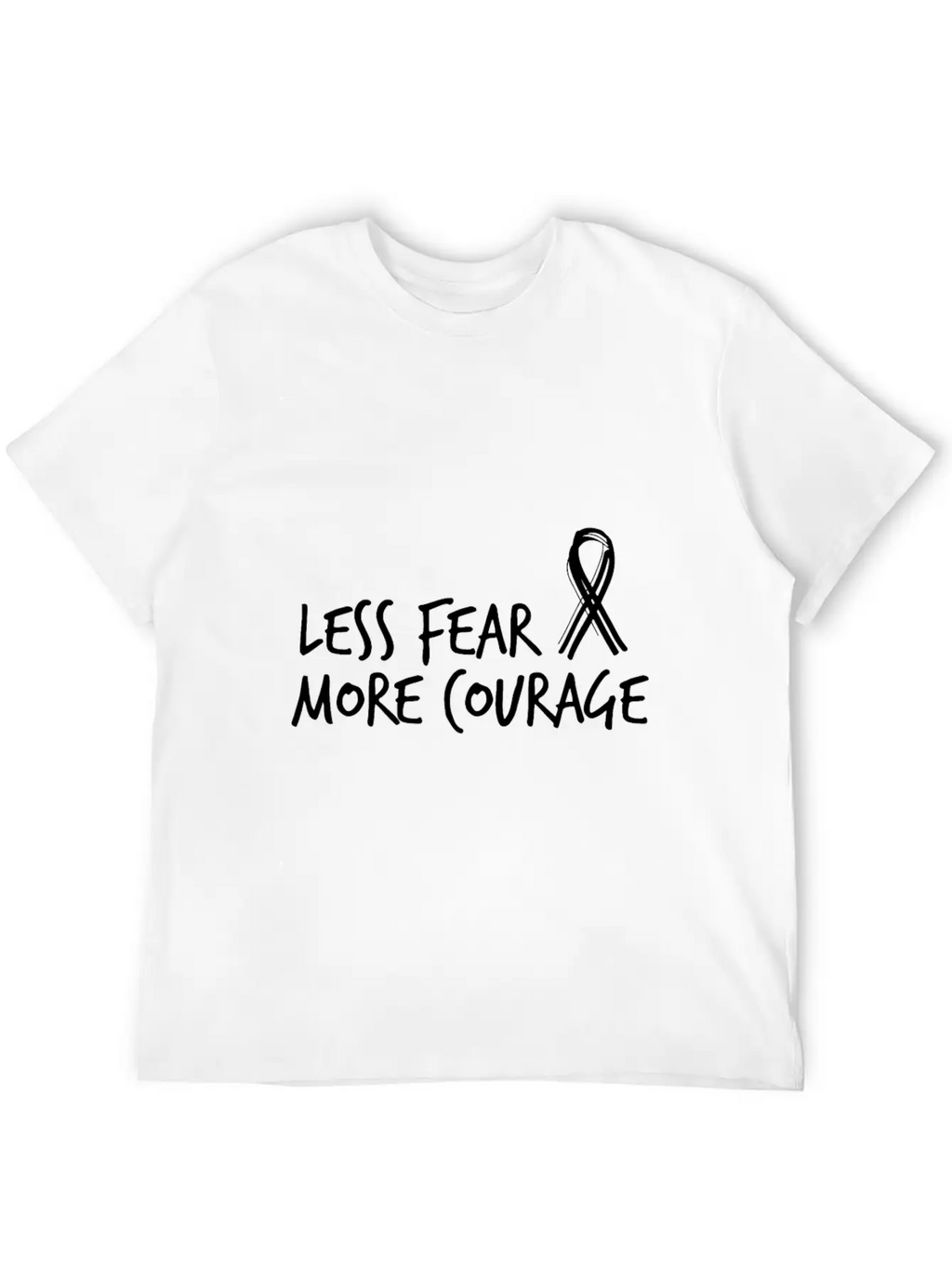 More Courage Cancer Essential Cotton Tee For Daily Outfits – Unisex Style