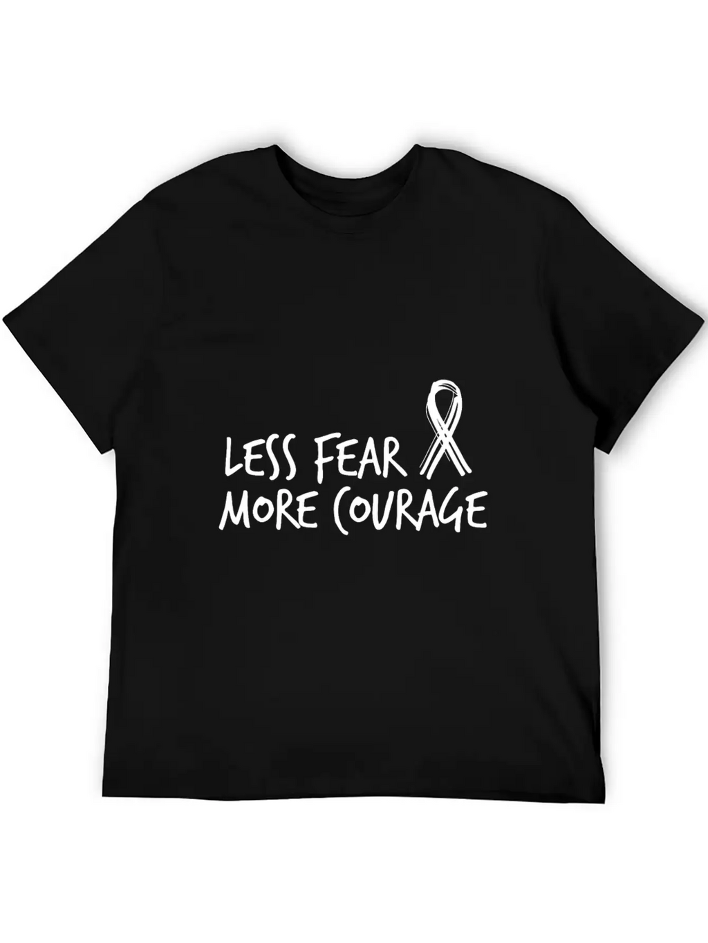 More Courage Cancer Essential Cotton Tee For Daily Outfits – Unisex Style
